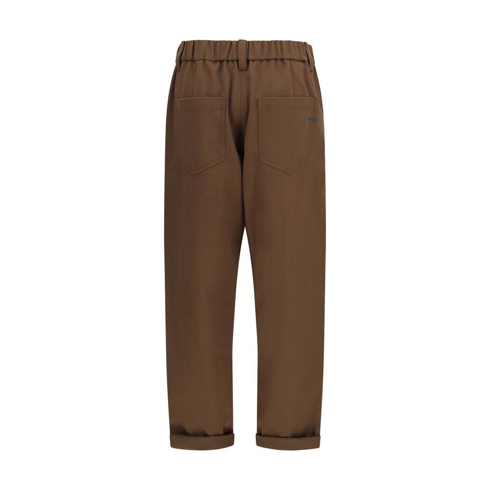 Brunello Cucinelli Brown Casual Pants