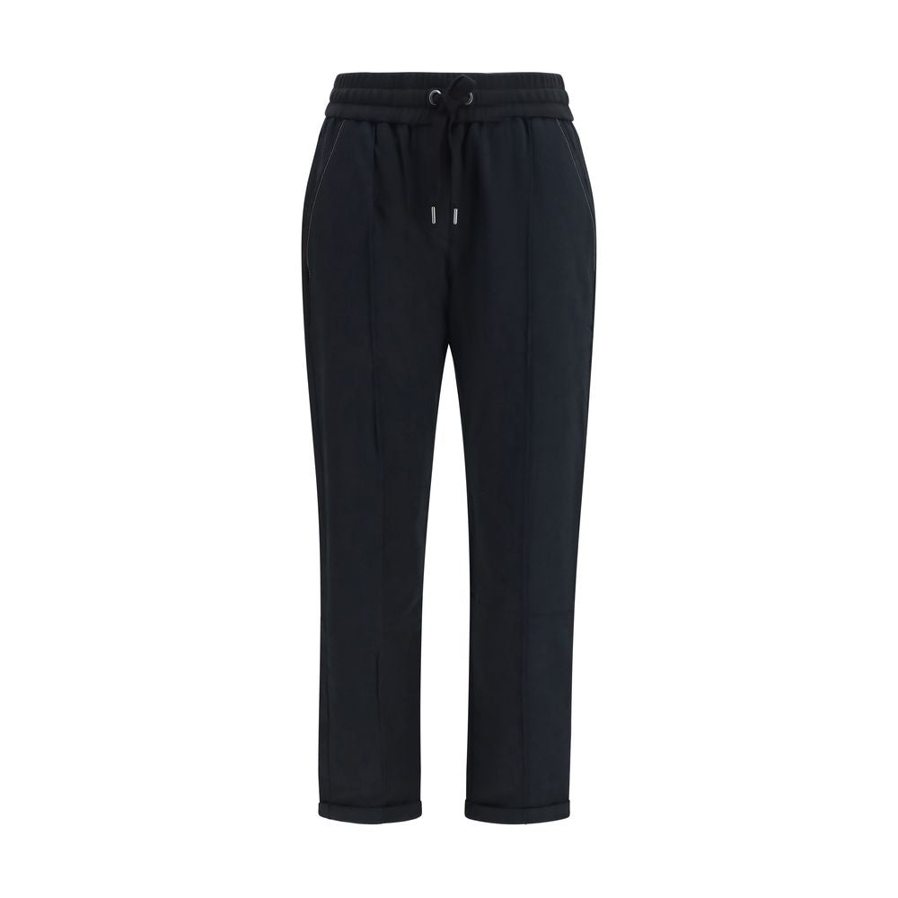 Brunello Cucinelli Black Athletic Pants