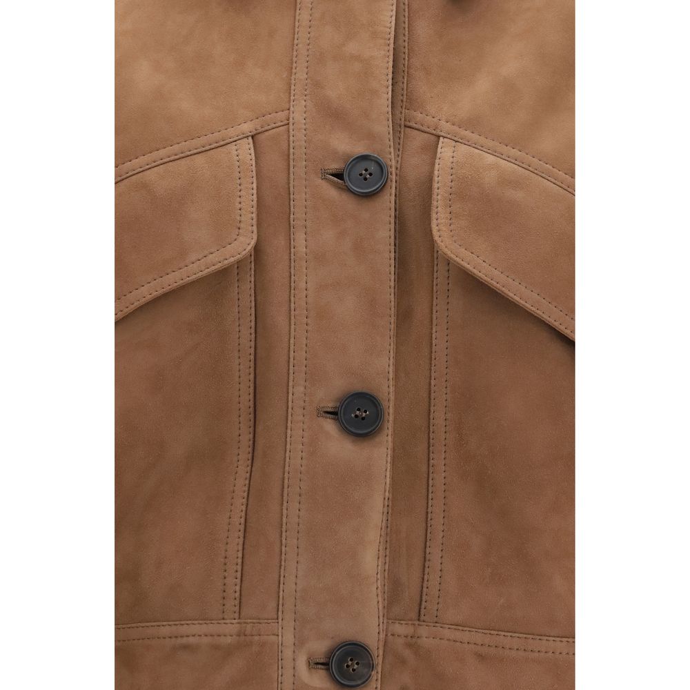 Brunello Cucinelli Brown Denim Jackets