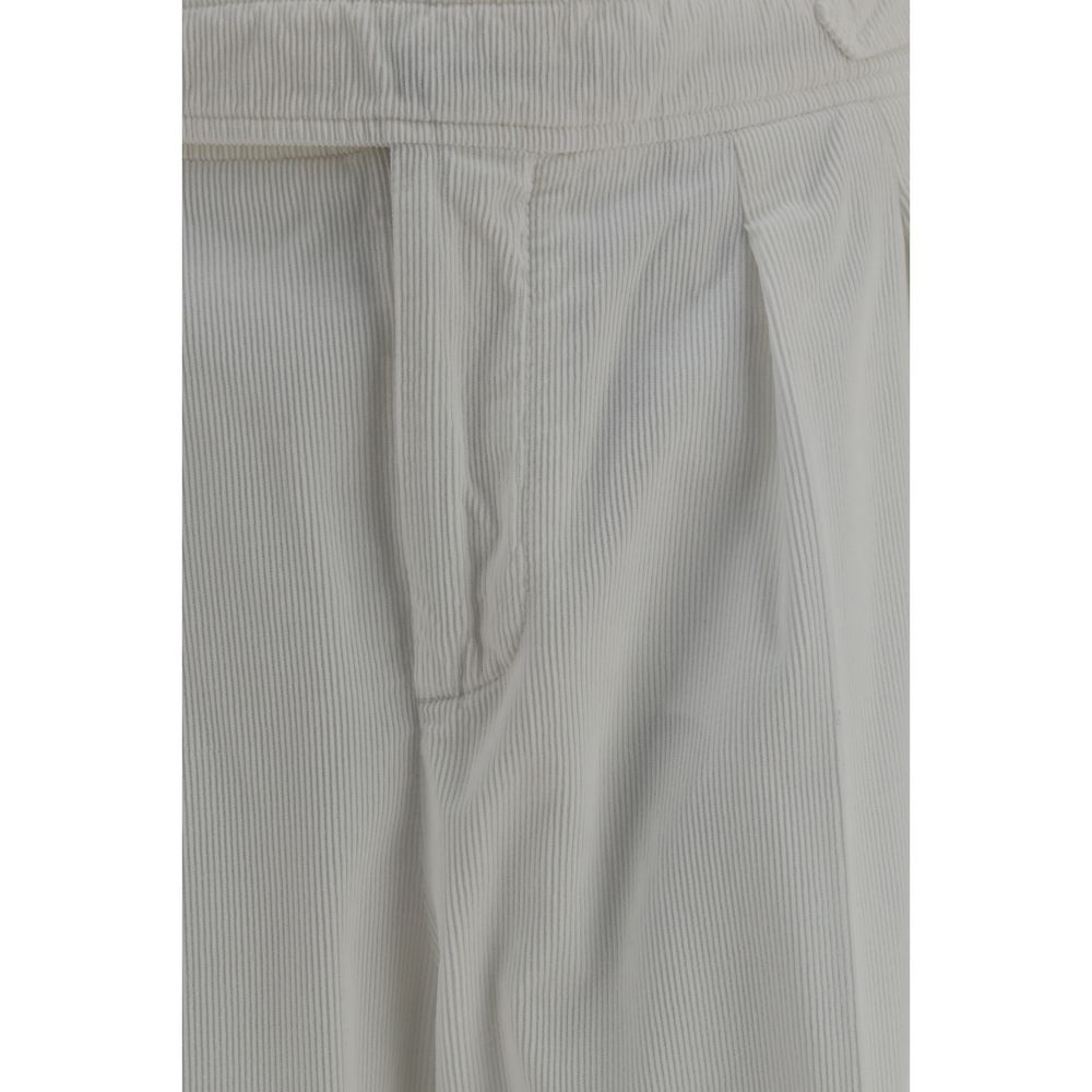 Brunello Cucinelli White Casual Pants