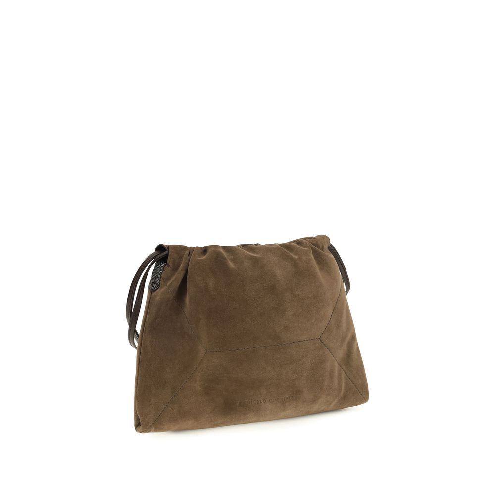 Brunello Cucinelli Brown Clutch Bags