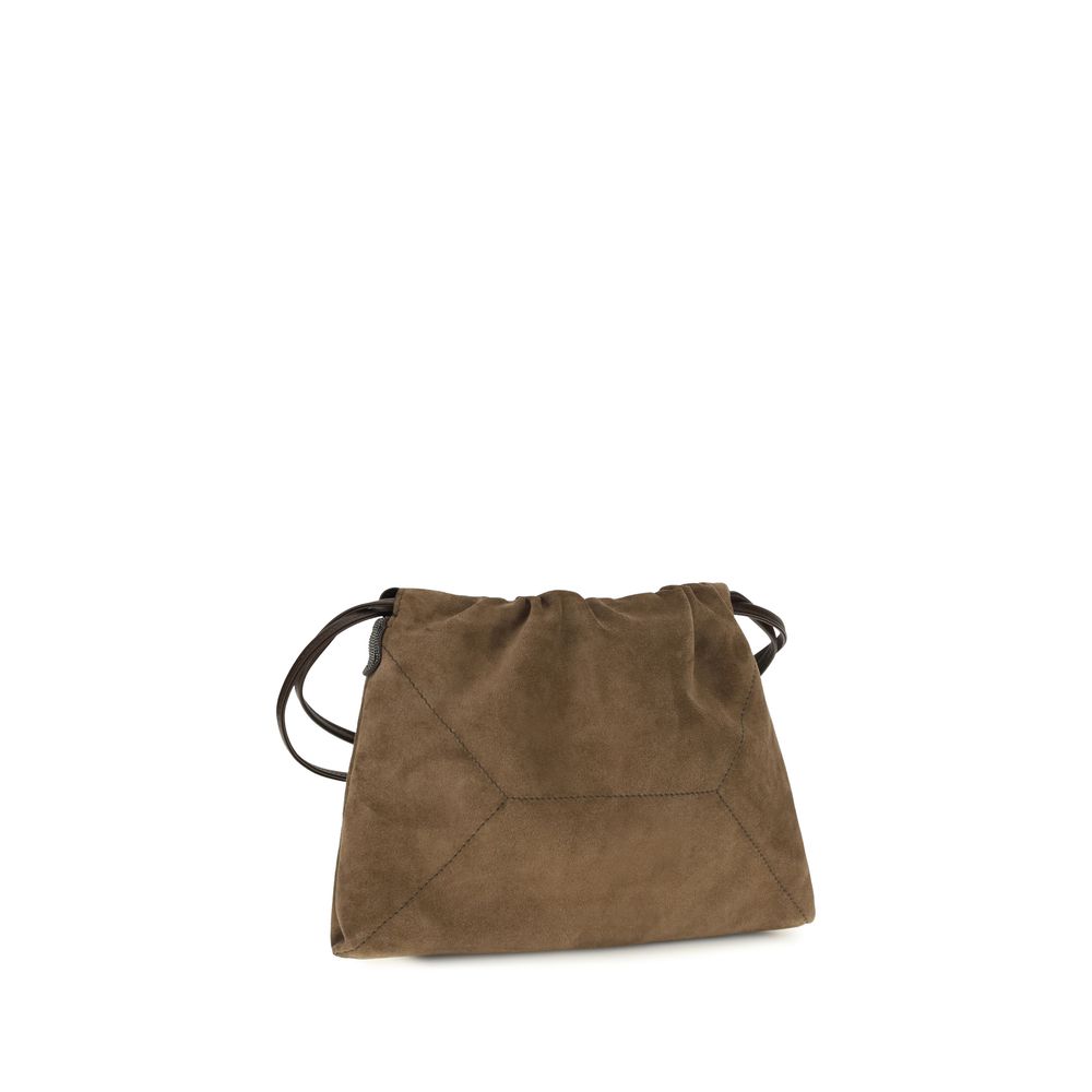Brunello Cucinelli Brown Clutch Bags