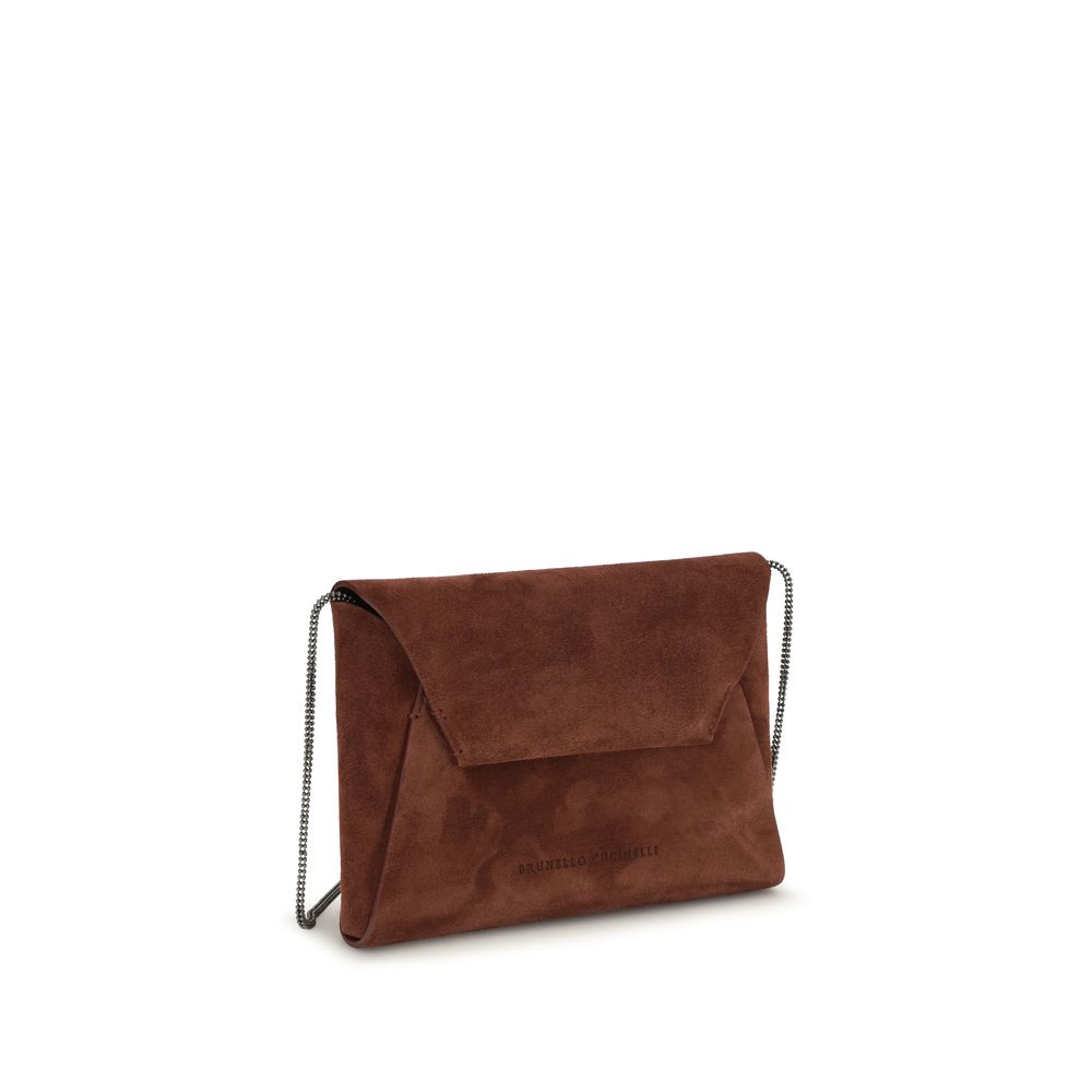 Brunello Cucinelli Bordeaux Shoulder Bags