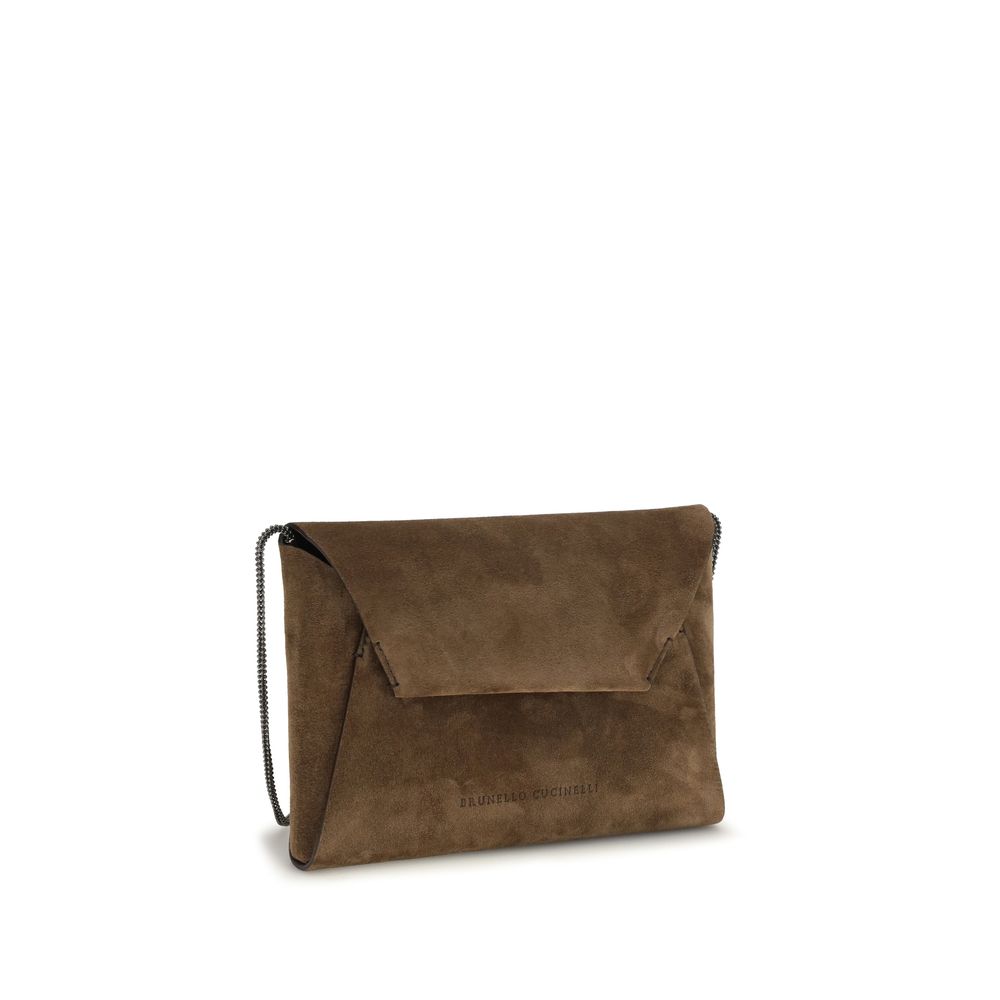 Brunello Cucinelli Brown Shoulder Bags