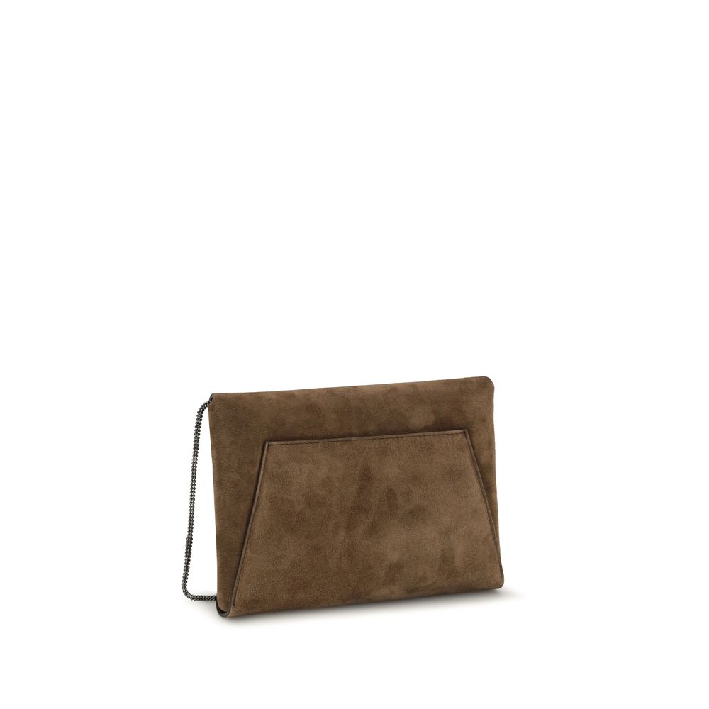 Brunello Cucinelli Brown Shoulder Bags