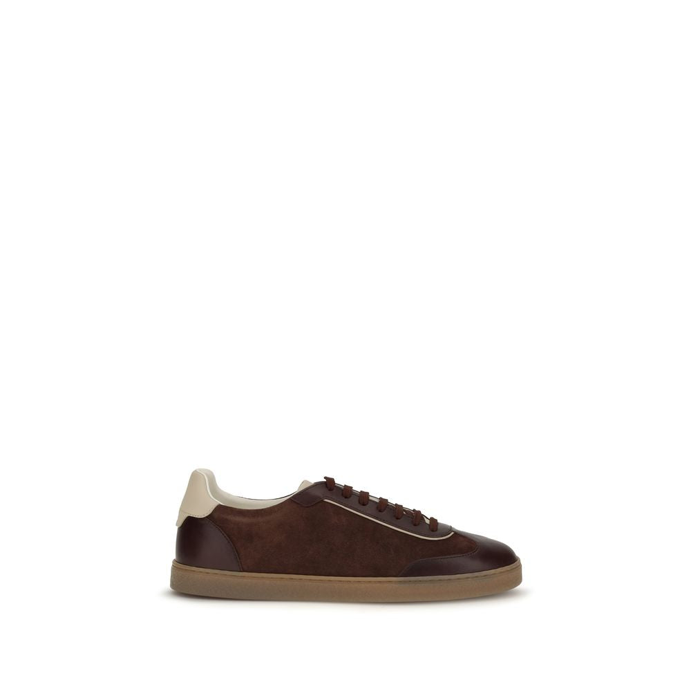 Brunello Cucinelli Bordeaux Low Tops