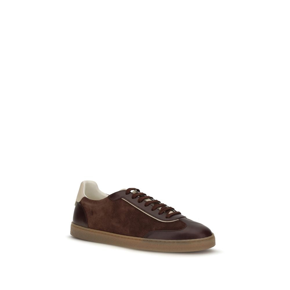 Brunello Cucinelli Bordeaux Low Tops
