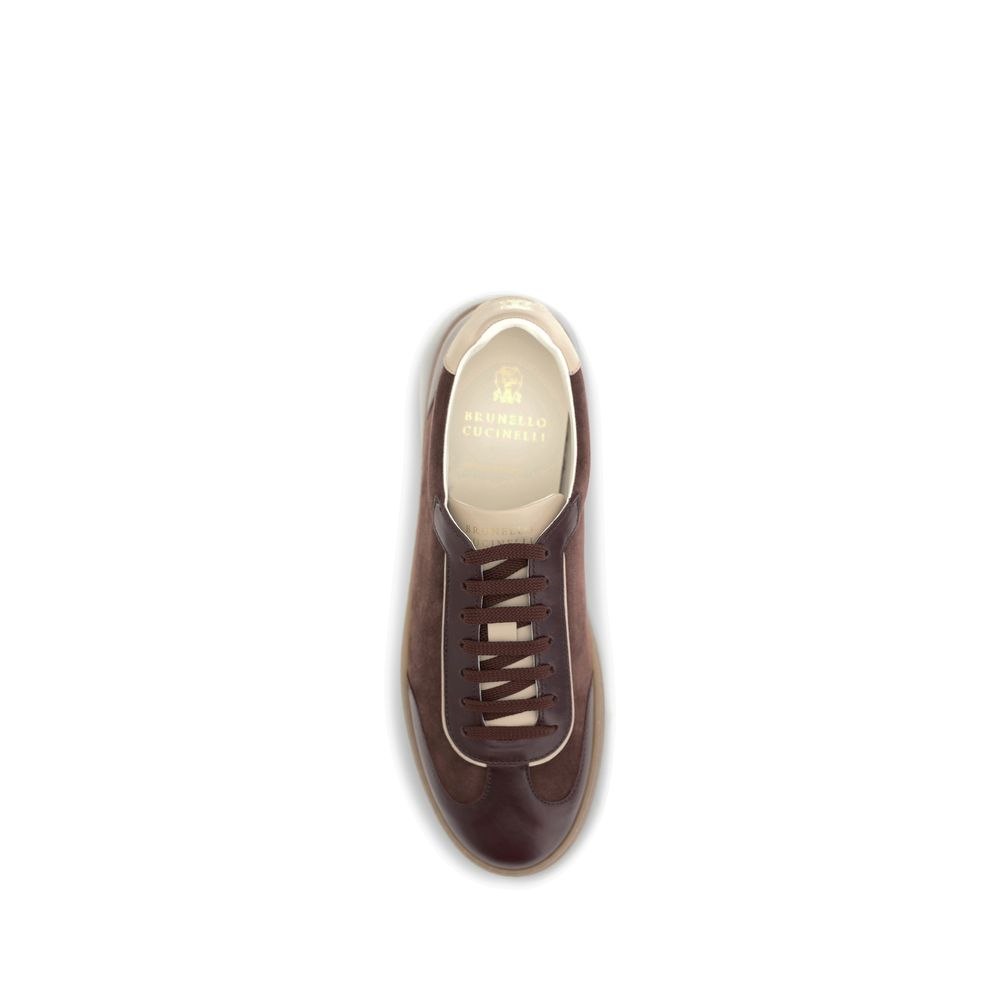 Brunello Cucinelli Bordeaux Low Tops