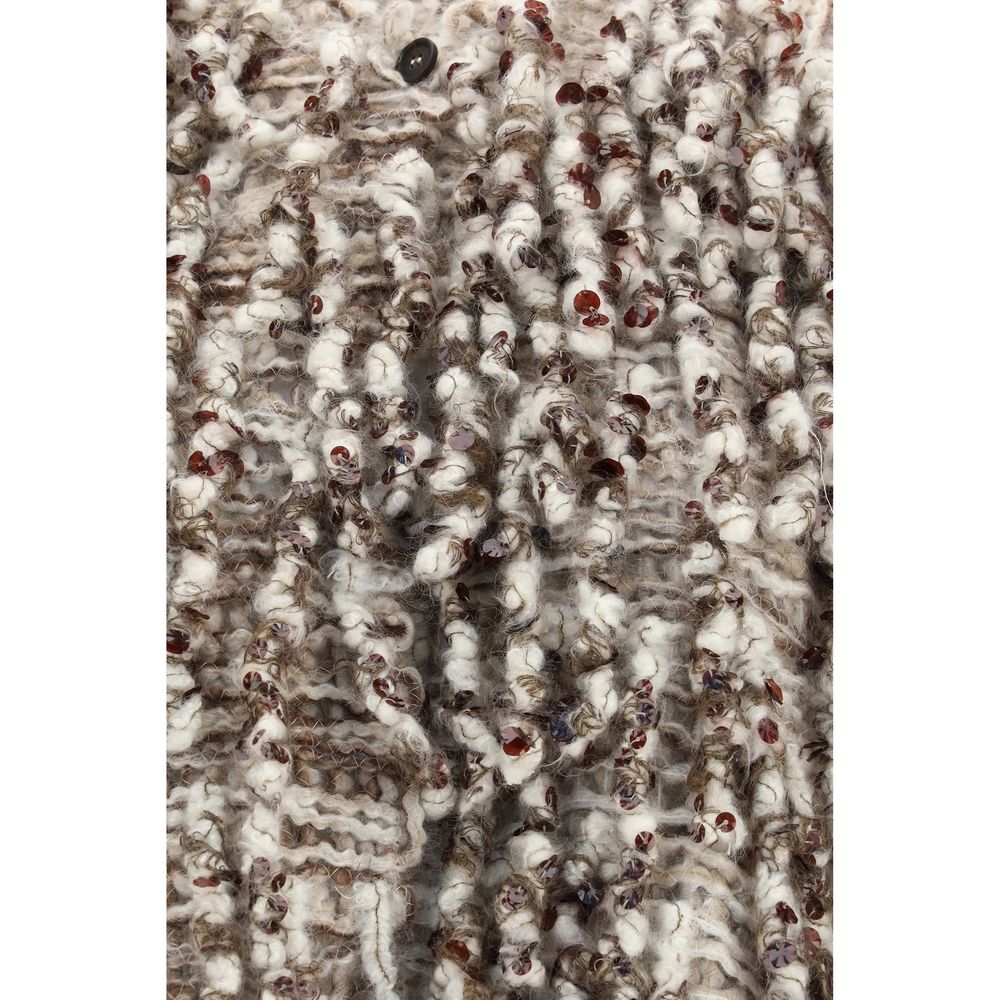 Brunello Cucinelli White Cardigans