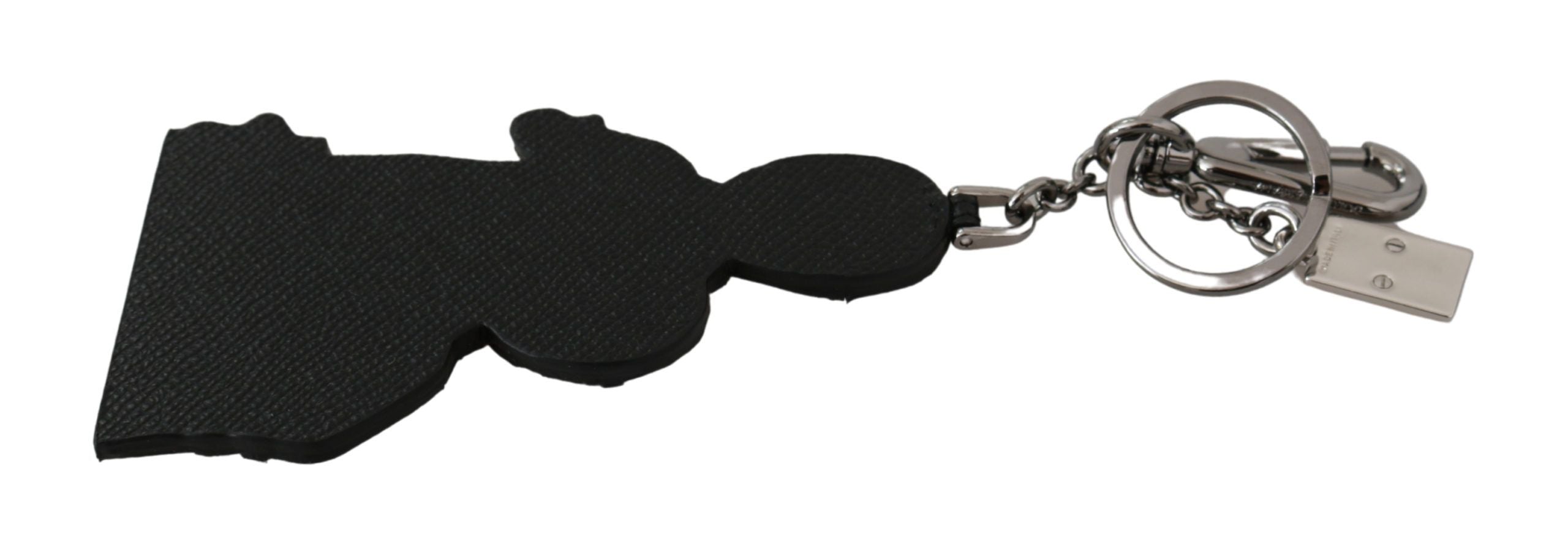 Dolce & Gabbana Leather Dominico Stefano #DGFAMILY Logo Badge Keychain Dolce & Gabbana