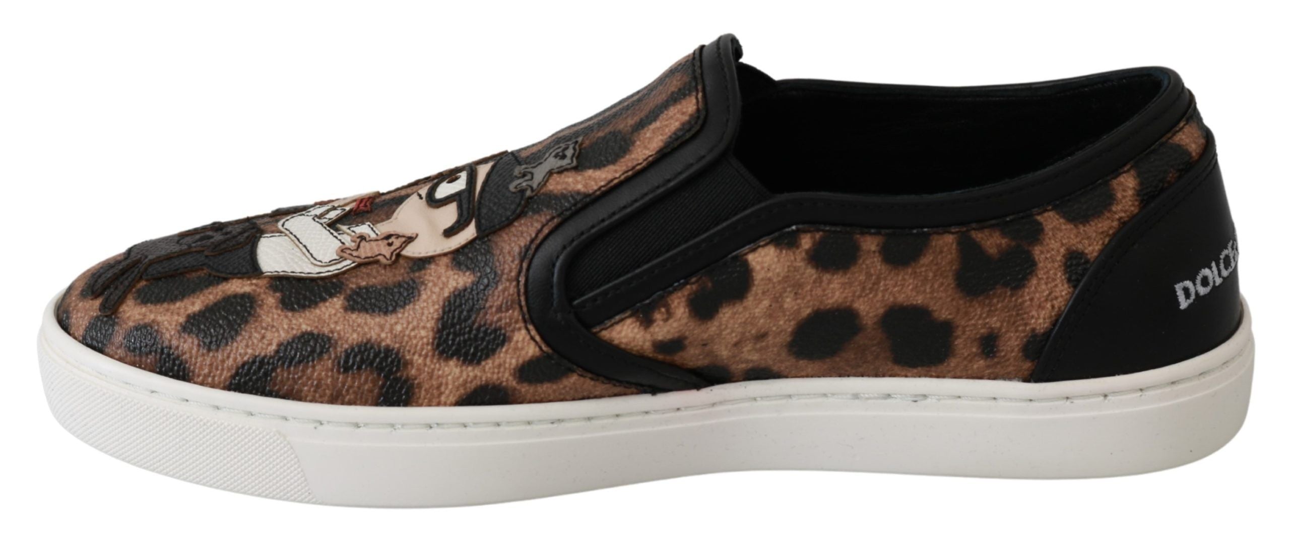 Dolce & Gabbana Leather Leopard #dgfamily Loafers Shoes Dolce & Gabbana