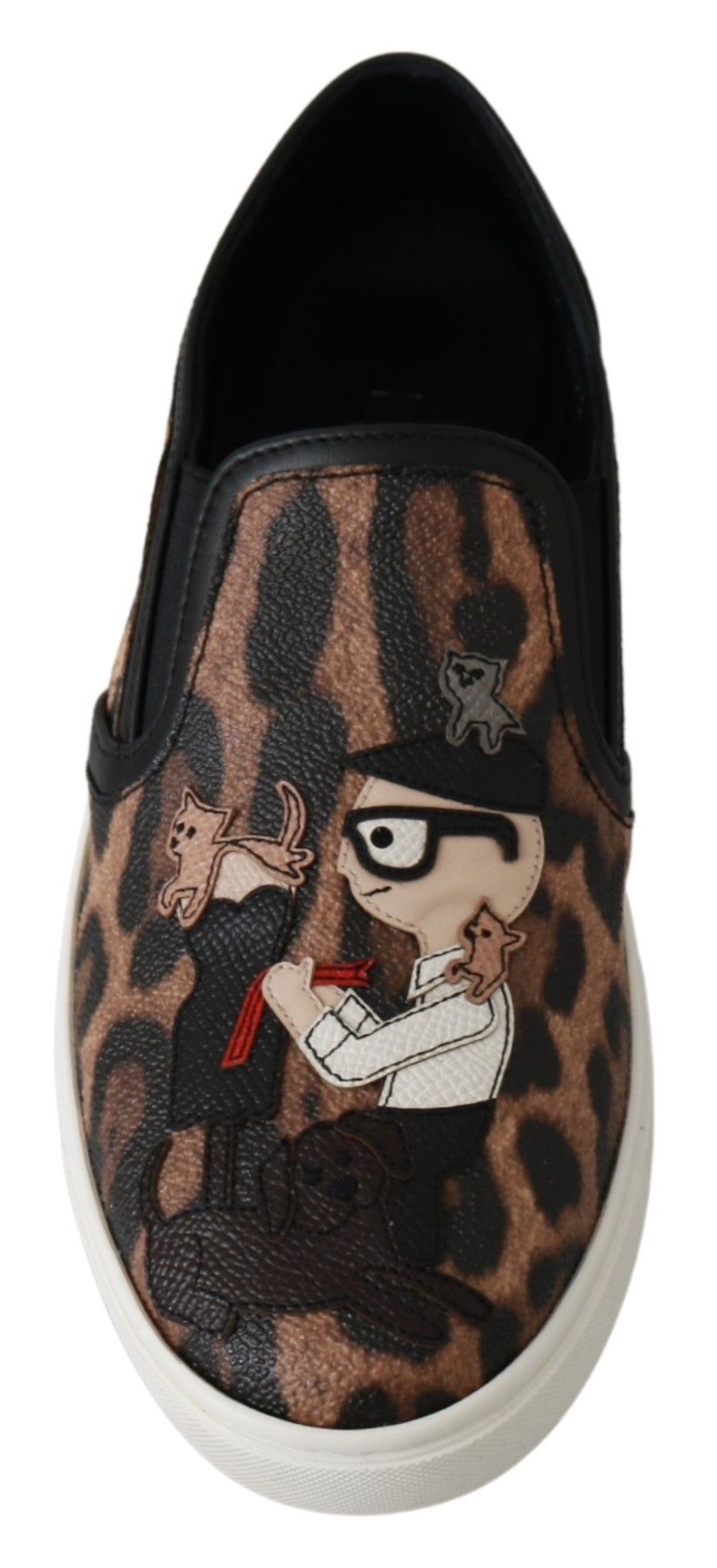 Dolce & Gabbana Leather Leopard #dgfamily Loafers Shoes Dolce & Gabbana