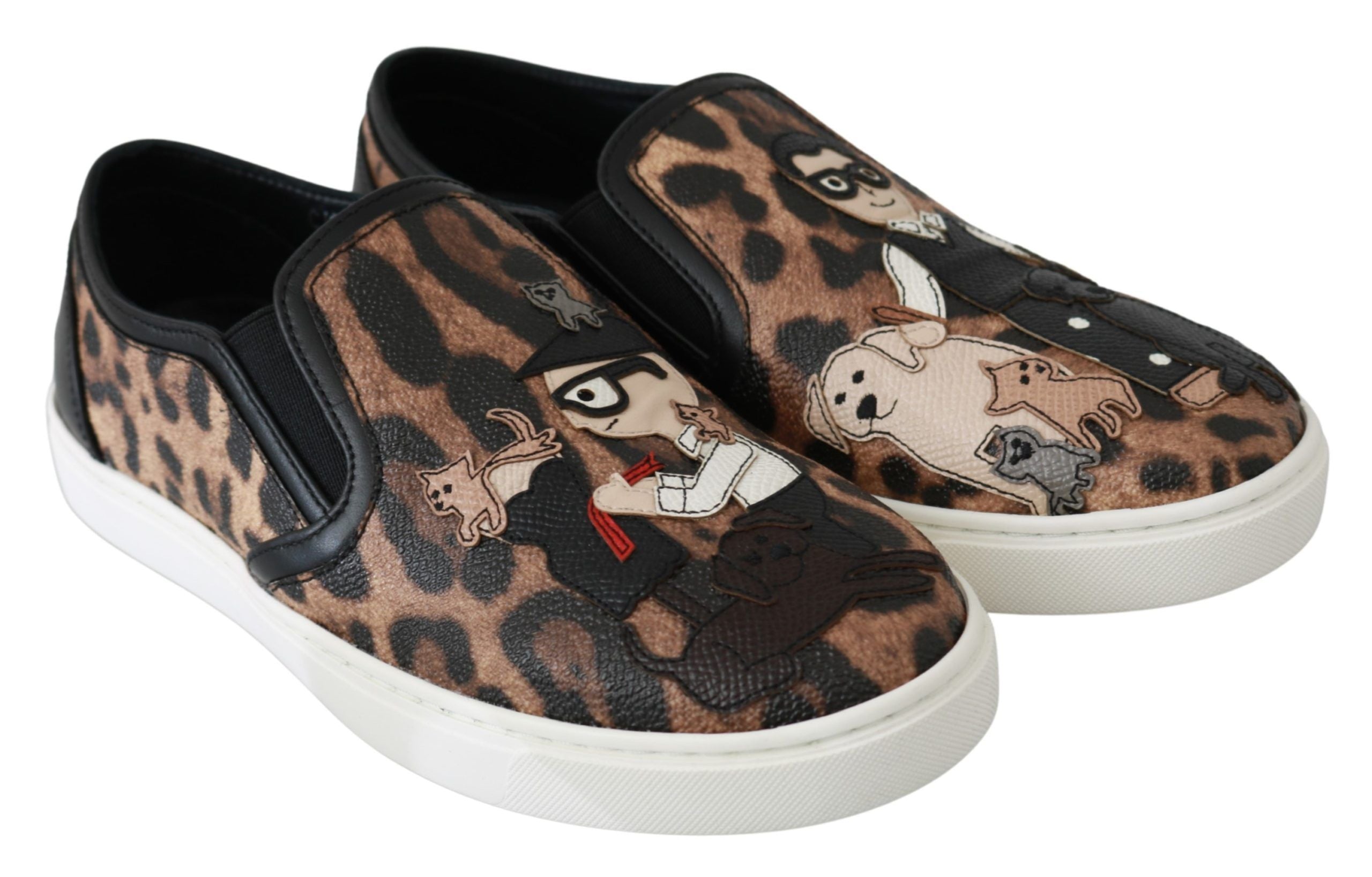 Dolce & Gabbana Leather Leopard #dgfamily Loafers Shoes Dolce & Gabbana