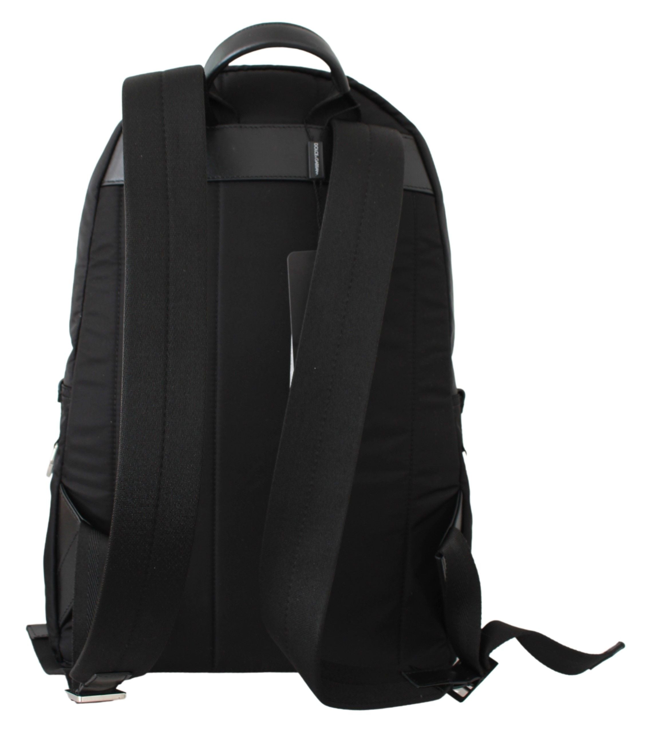 Dolce & Gabbana Black Golden Pig of the Year School Backpack Dolce & Gabbana
