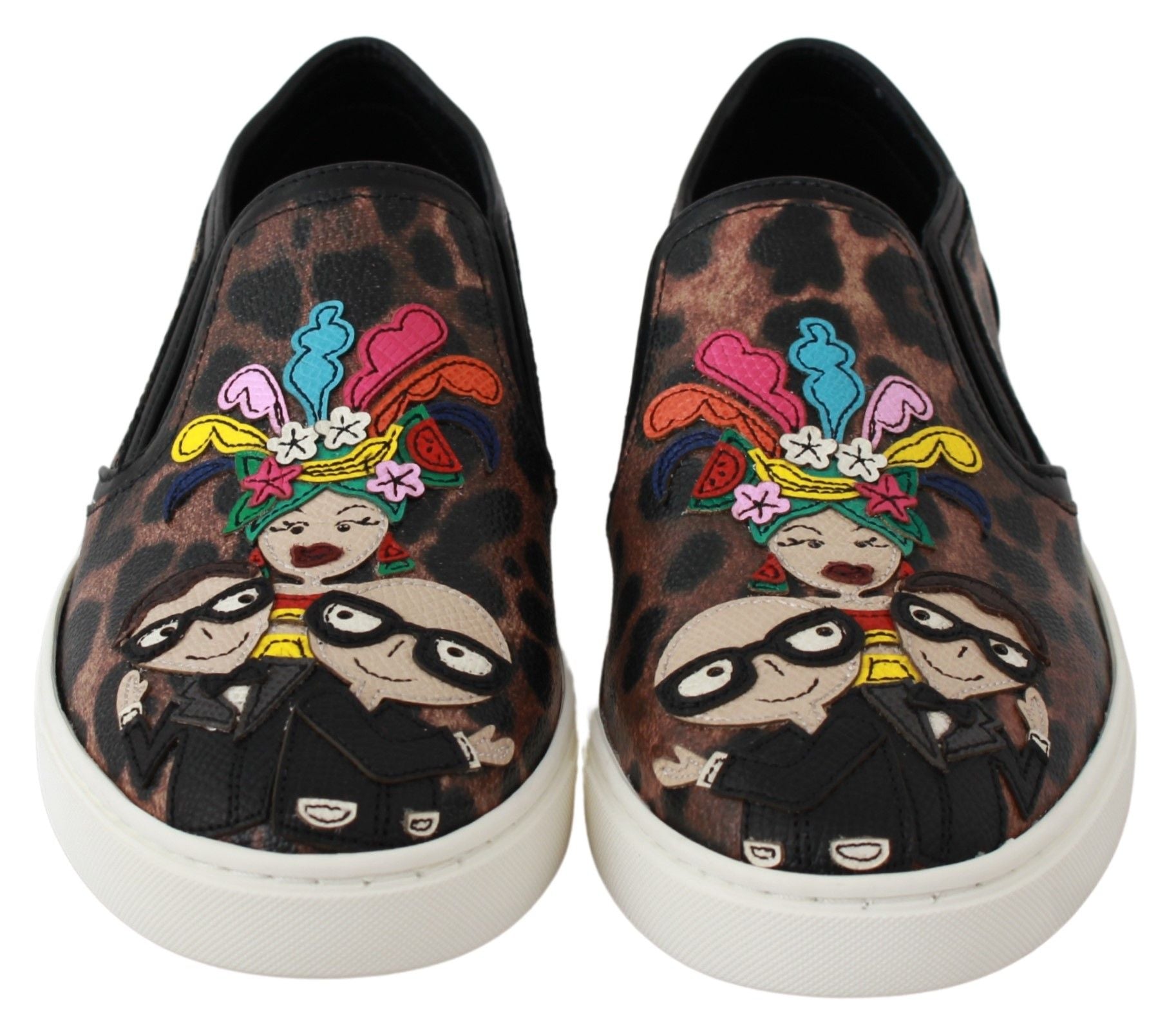 Dolce & Gabbana Leather Leopard #dgfamily Loafers Shoes Dolce & Gabbana