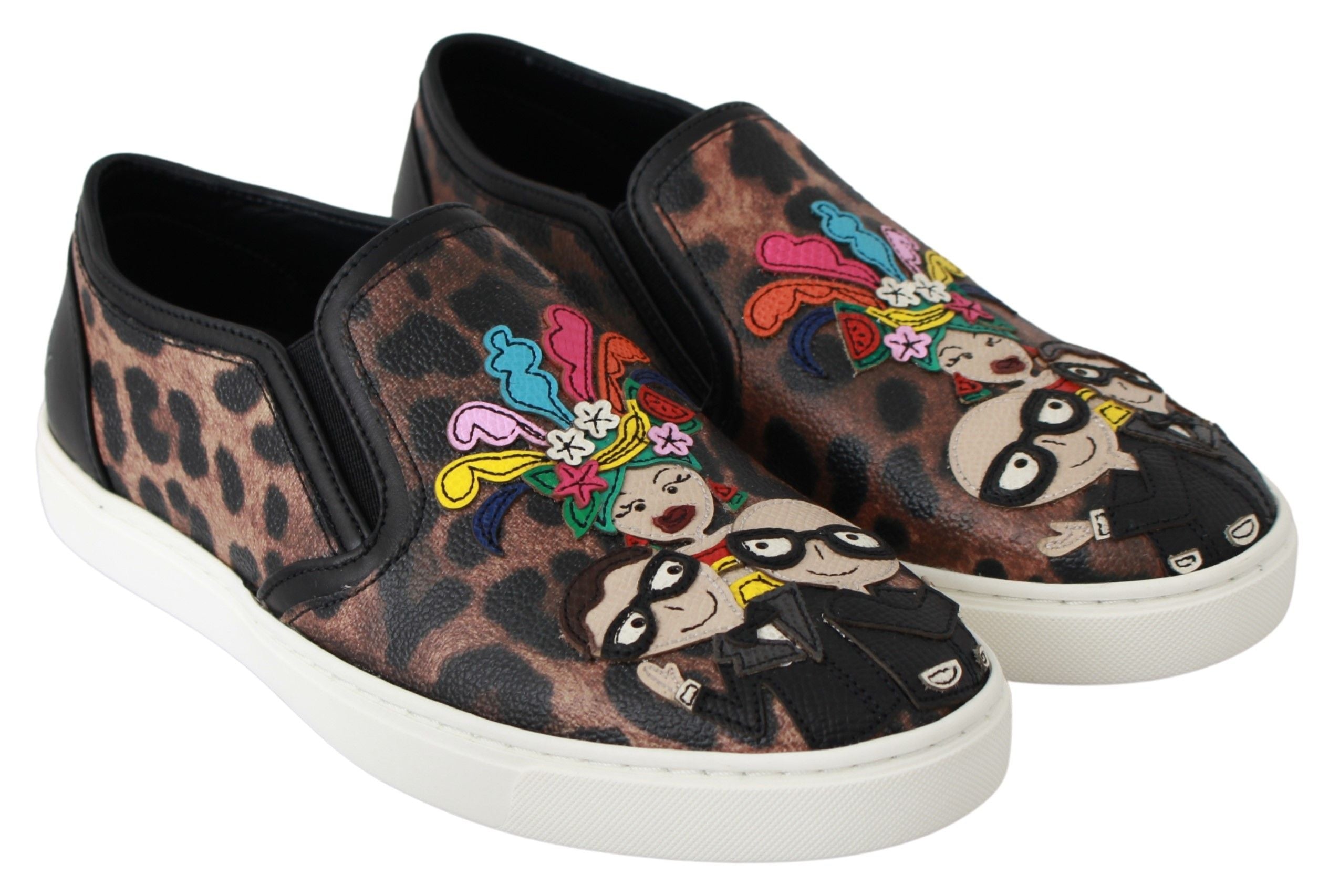 Dolce & Gabbana Leather Leopard #dgfamily Loafers Shoes Dolce & Gabbana