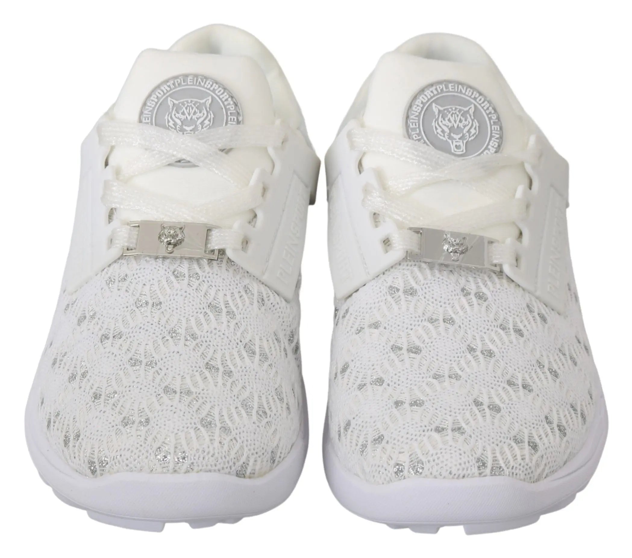 Philipp Plein White Polyester Casual Sneakers Shoes Philipp Plein