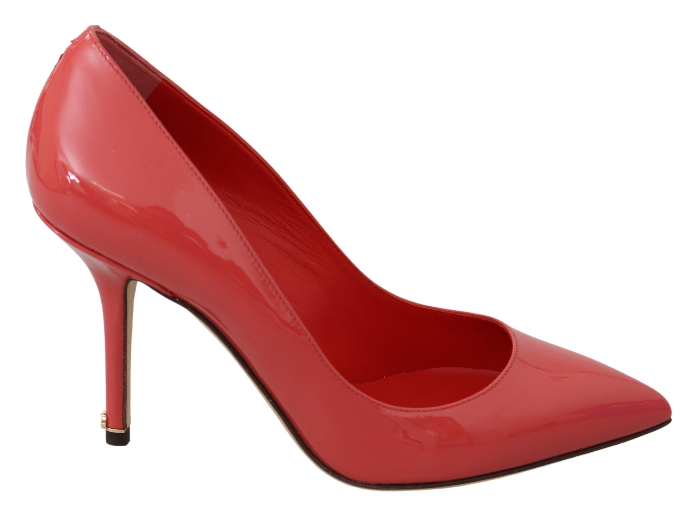 Dolce & Gabbana Dark Pink Patent Leather Heels Pumps Dolce & Gabbana