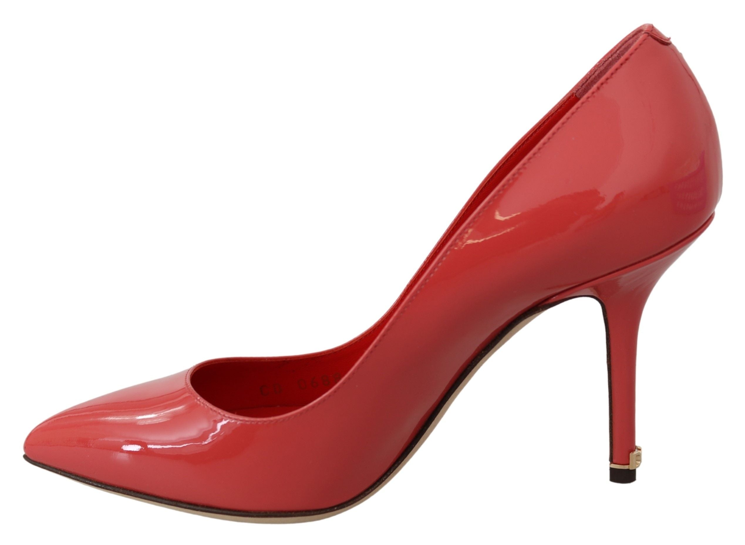 Dolce & Gabbana Dark Pink Patent Leather Heels Pumps Dolce & Gabbana