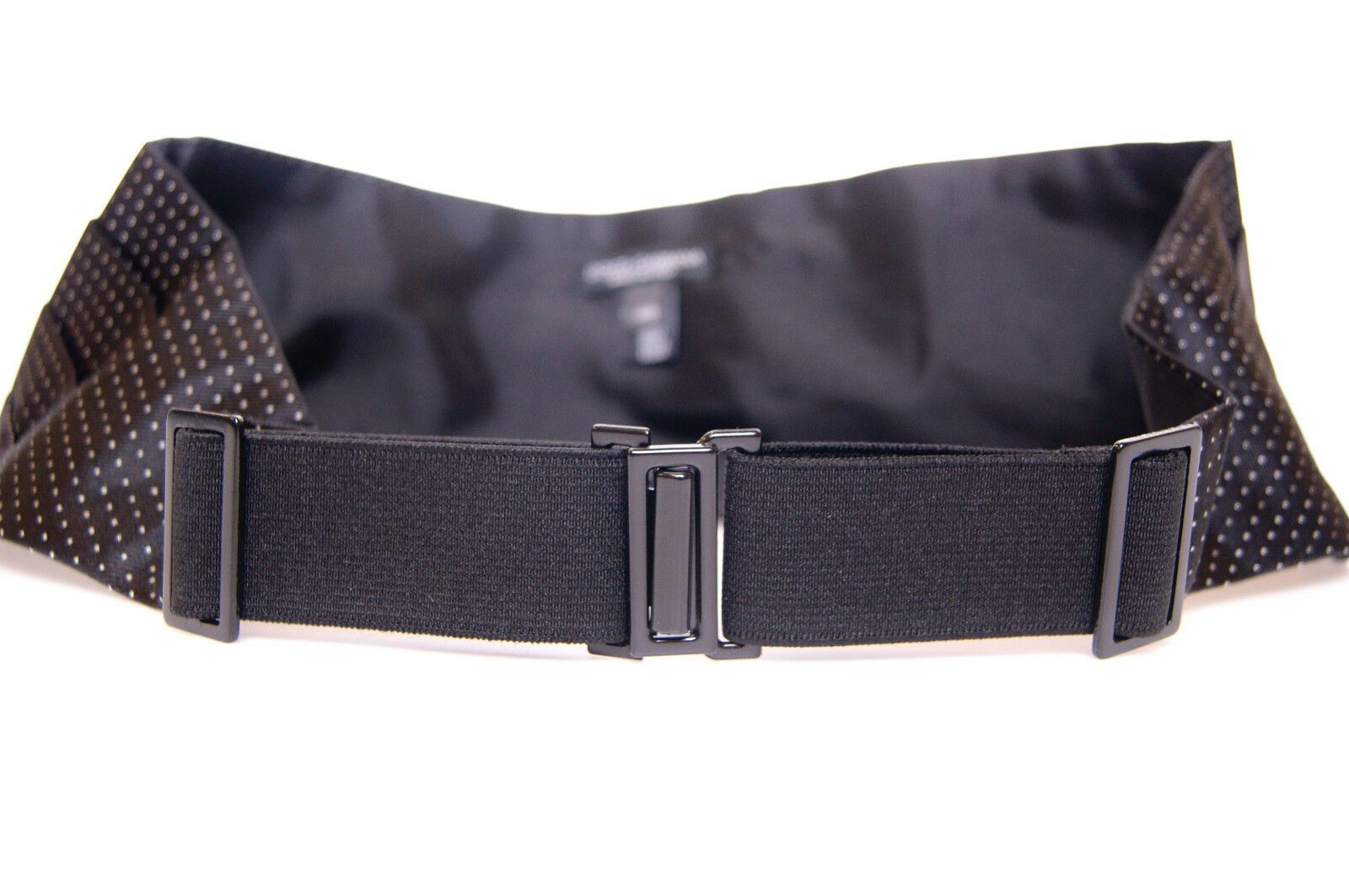 Dolce & Gabbana Black Waist Smoking Tuxedo Cummerbund  Belt Dolce & Gabbana
