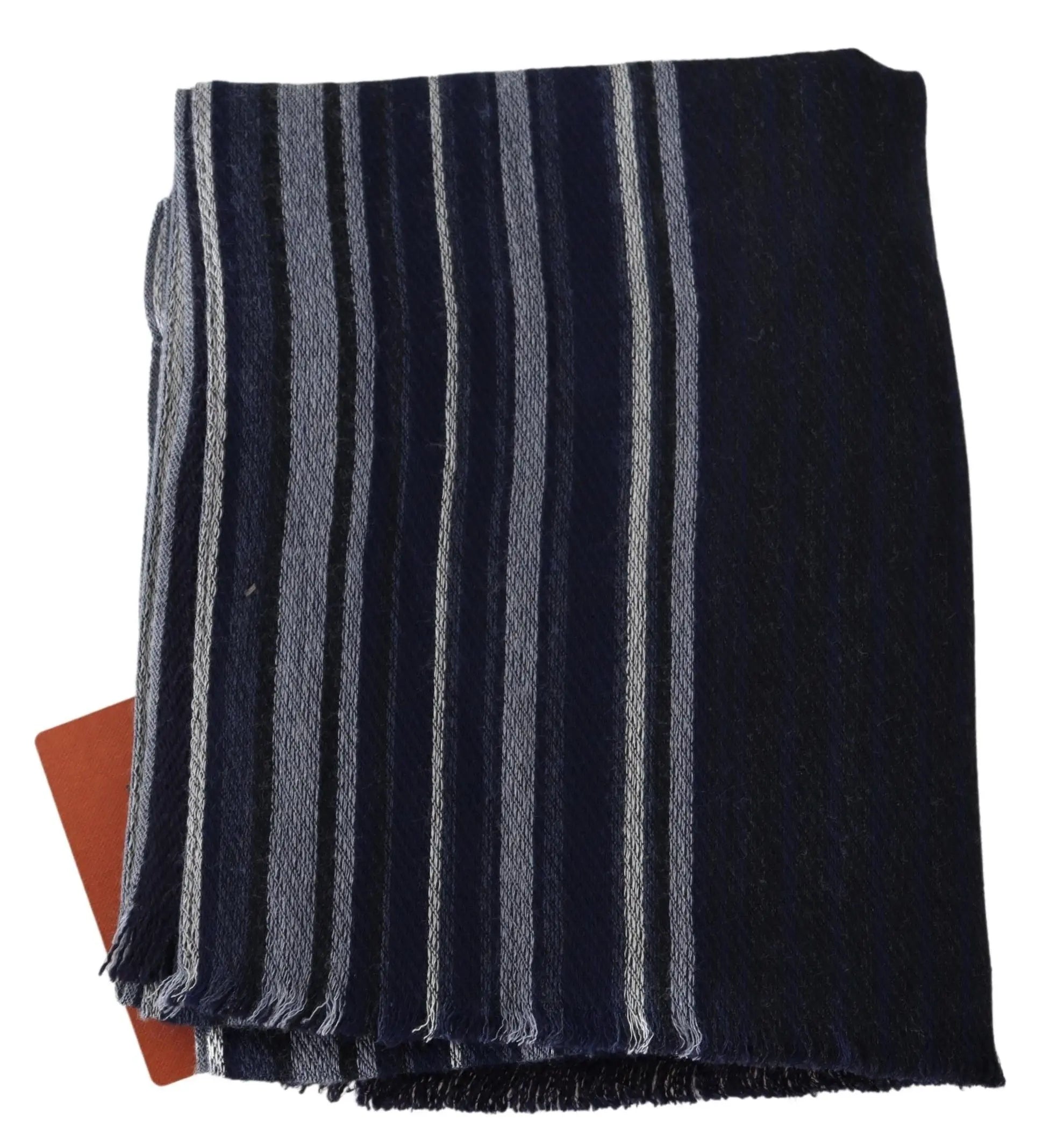 Missoni Multicolor Wool Striped Unisex Wrap Fringes Shawl Missoni