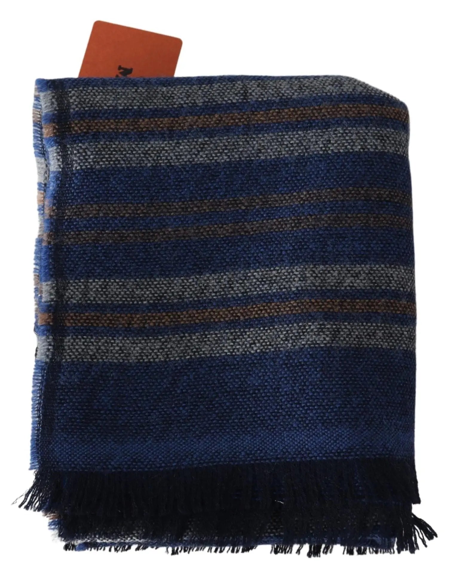 Missoni Multicolor Wool Striped Unisex Neck Wrap Shawl Missoni