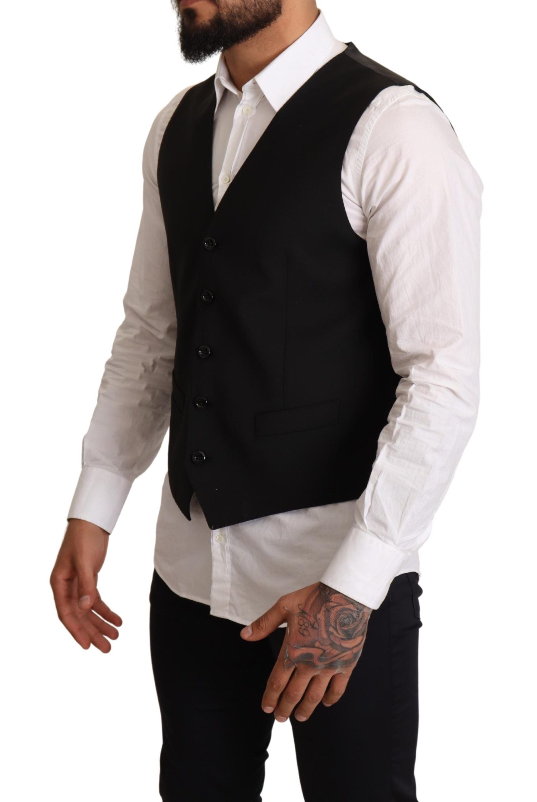 Dolce & Gabbana Black Formal dress Vest Dolce & Gabbana
