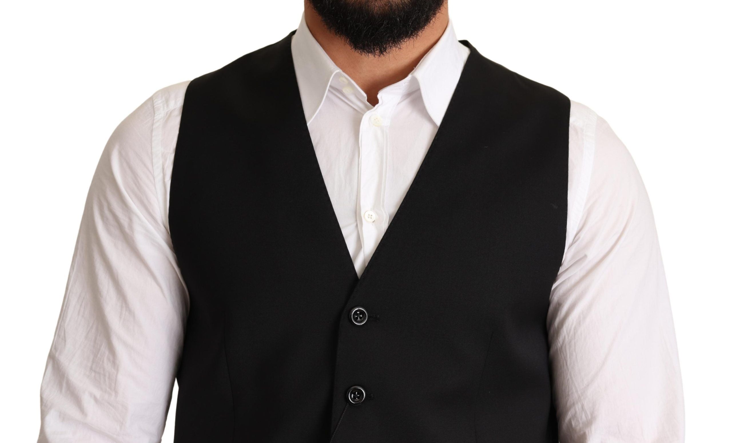 Dolce & Gabbana Black Formal dress Vest Dolce & Gabbana
