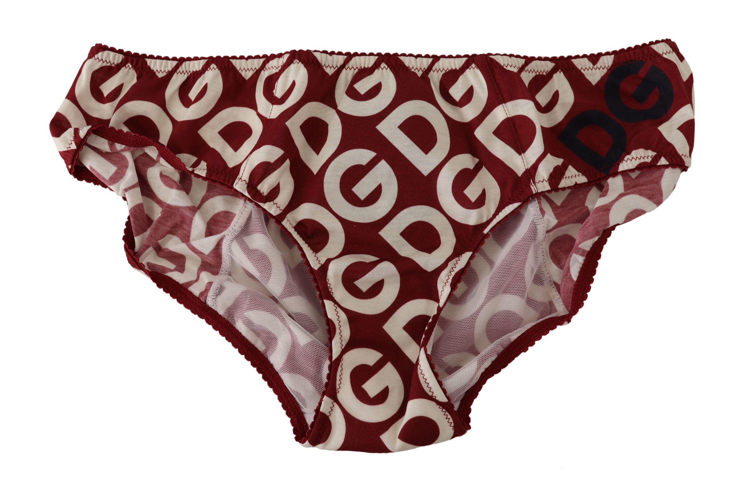Dolce & Gabbana Multicolor DG Logo Print Slip Bottom Underwear Dolce & Gabbana