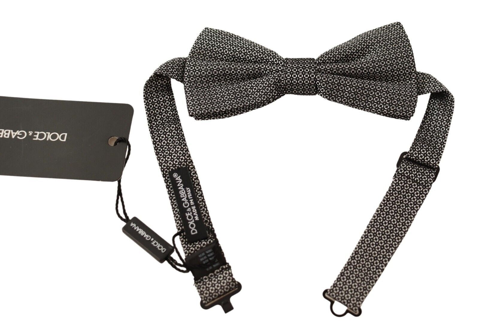 Dolce & Gabbana Multicolor Patterned Adjustable Neck Papillon Bow Tie Dolce & Gabbana