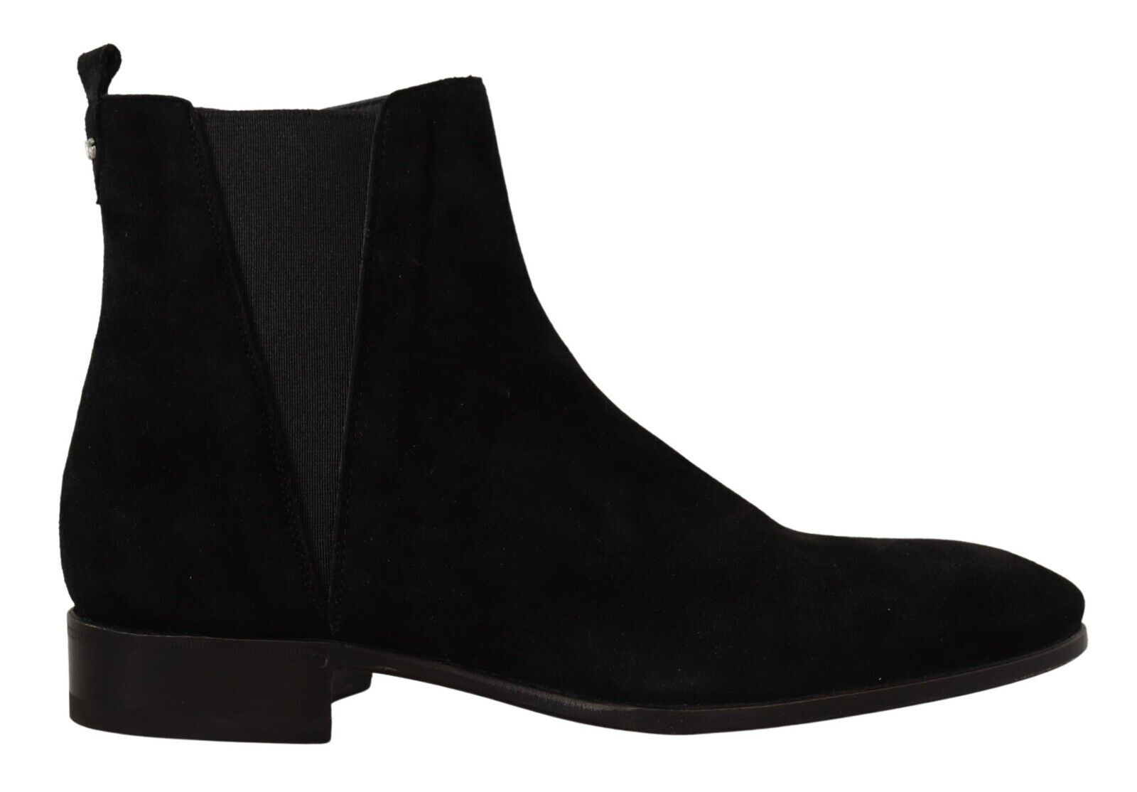 Dolce & Gabbana Black Suede Leather Chelsea Mens Boots Shoes Dolce & Gabbana