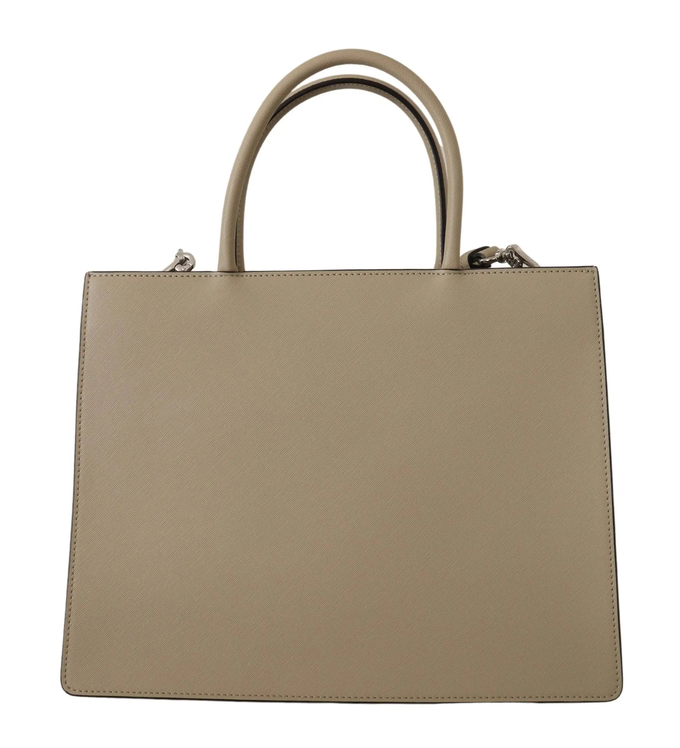 Karl Lagerfeld Sage Green Polyurethane Tote Shoulder Bag Karl Lagerfeld