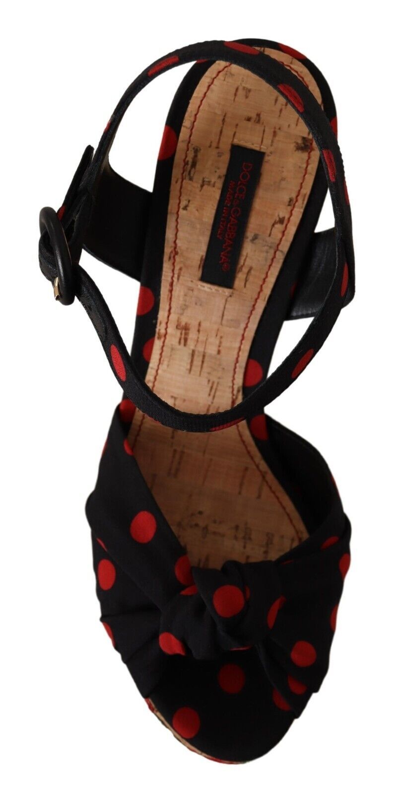 Dolce & Gabbana Multicolor Platform Wedges Sandals Charmeuse Shoes Dolce & Gabbana
