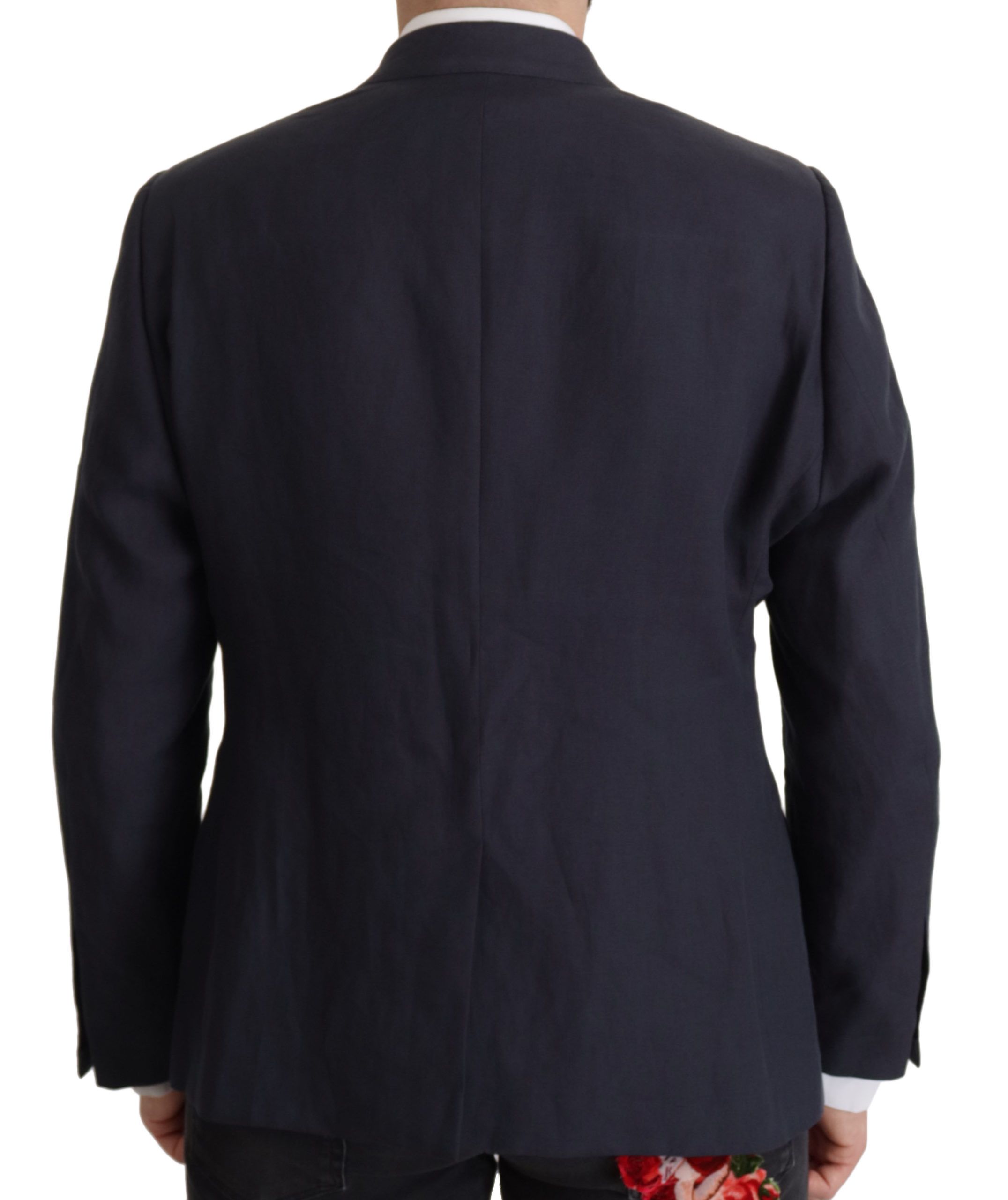 Dolce & Gabbana Dark Blue ALTA SARTORIA Jacket Coat Blazer Dolce & Gabbana