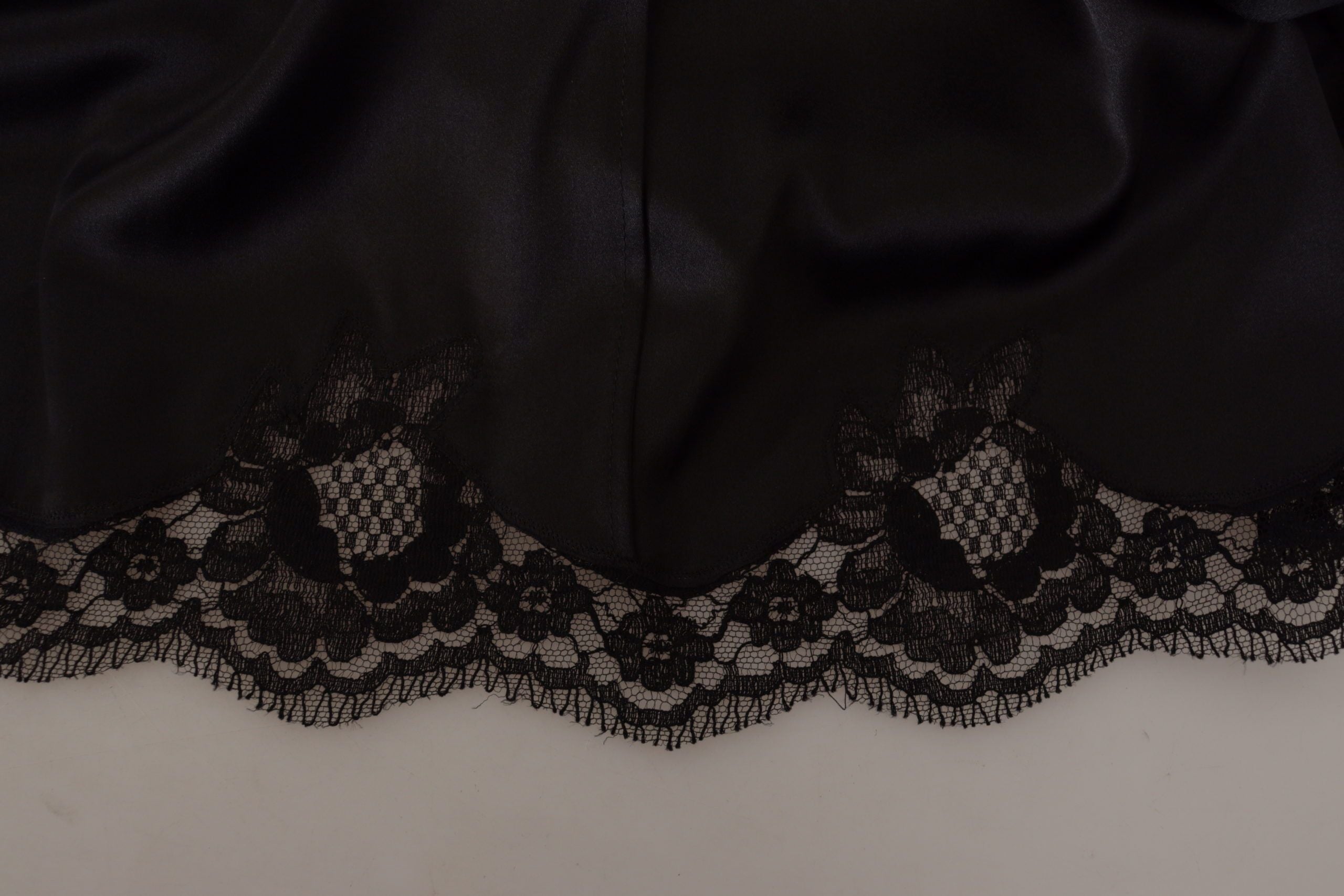 Dolce & Gabbana Black Leopard A-line Knee Length Dress Dolce & Gabbana