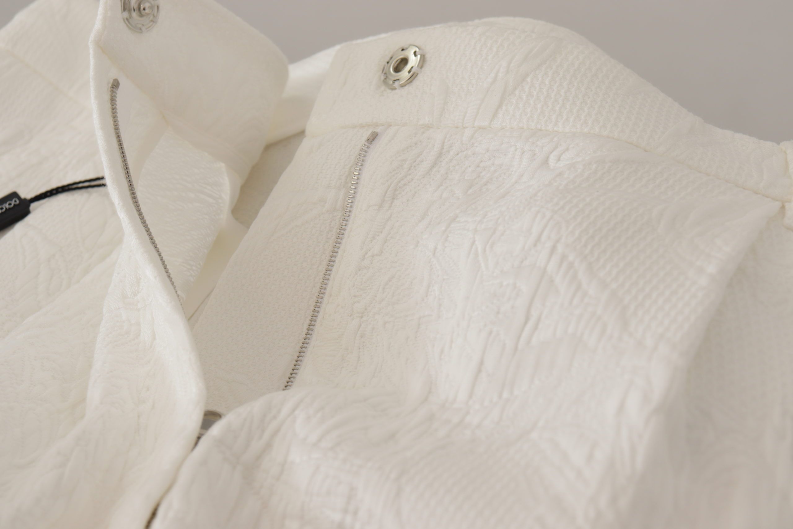 Dolce & Gabbana White High Waist Culotte Cotton Shorts Dolce & Gabbana