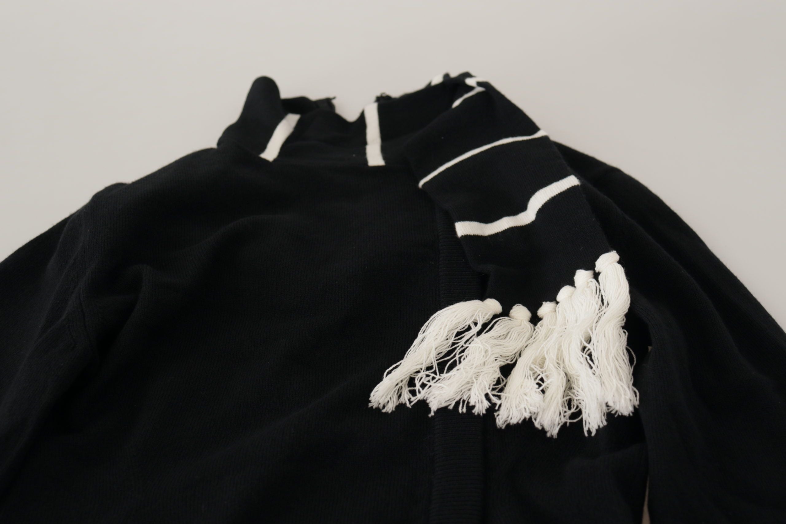 Dolce & Gabbana Black Cashmere Turtleneck Pullover Sweater Dolce & Gabbana