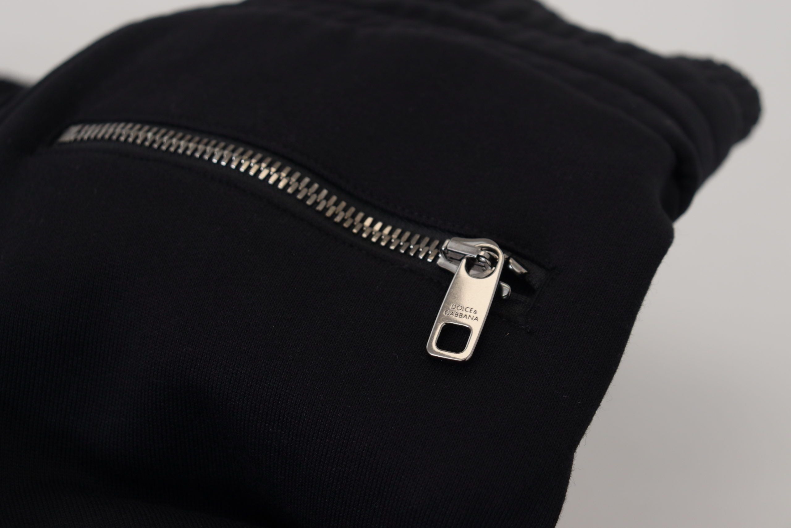 Dolce & Gabbana Black Cotton Bermuda Cargo Shorts Dolce & Gabbana