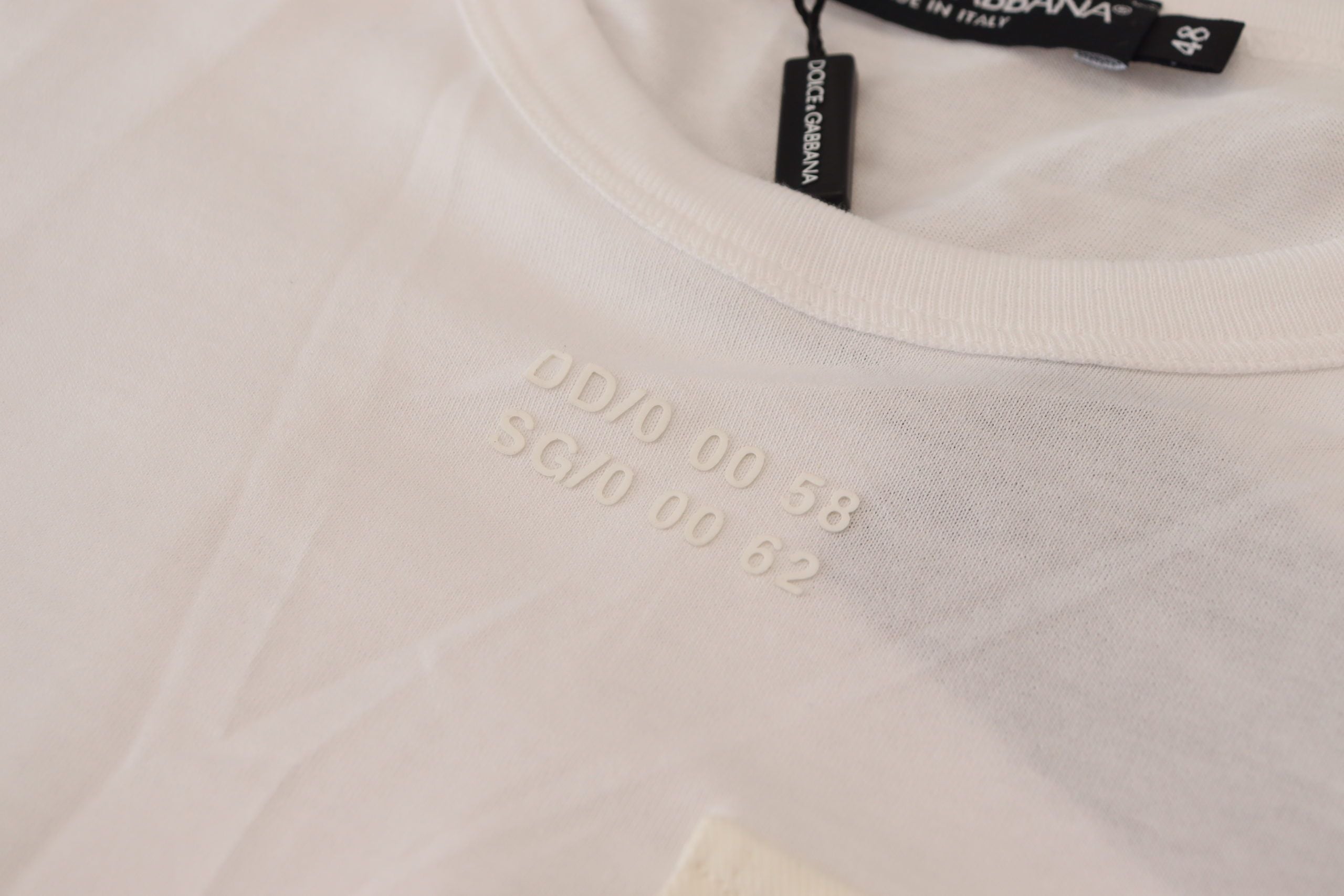 Dolce & Gabbana White Flap Pocket Short Sleeves T-shirt Dolce & Gabbana