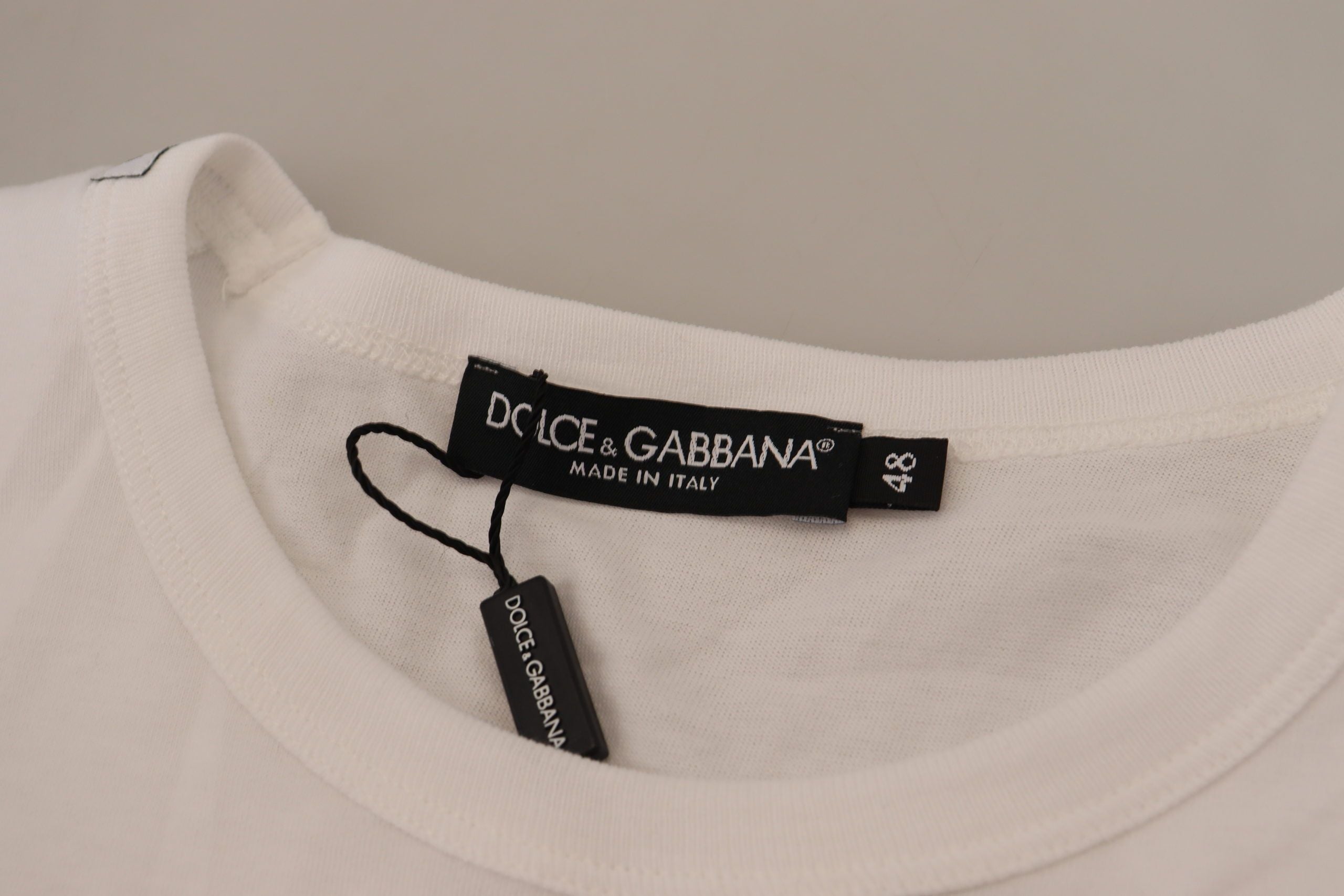 Dolce & Gabbana White Flap Pocket Short Sleeves T-shirt Dolce & Gabbana