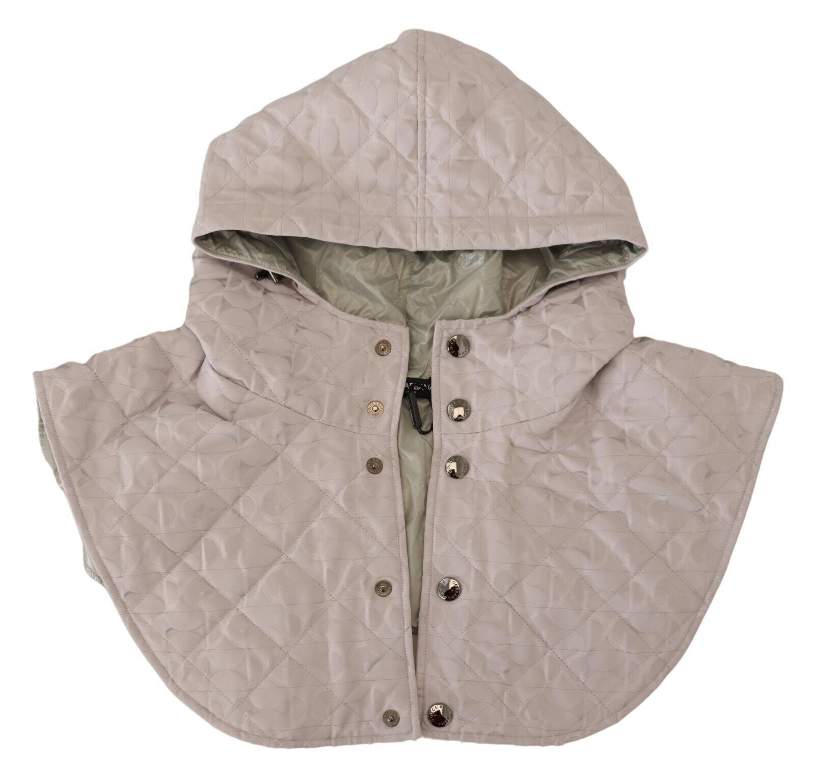 Dolce & Gabbana White Quilted Whole Head Wrap One Size Nylon Hat Dolce & Gabbana