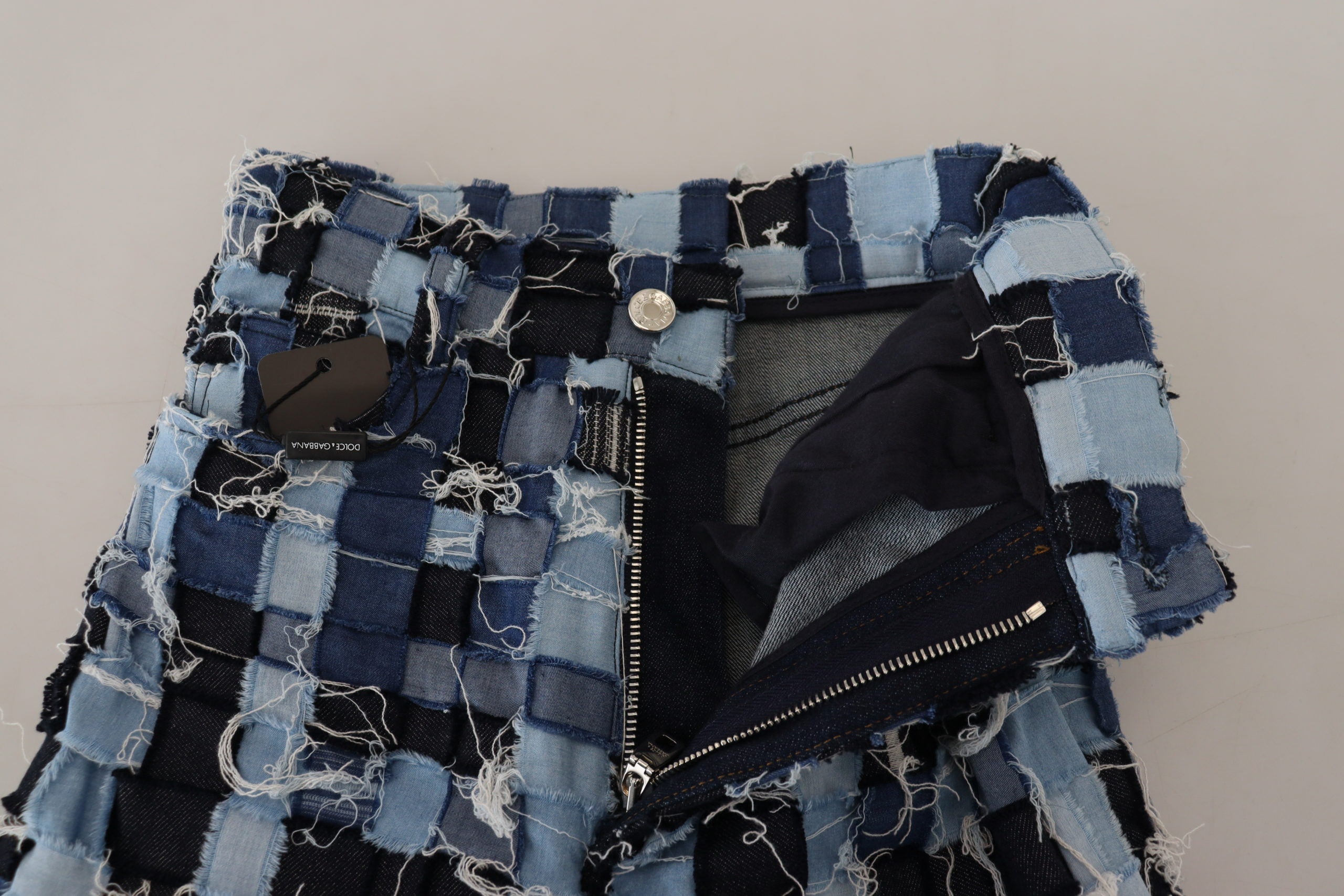 Dolce & Gabbana Multicolor Patchwork Cotton Denim Jeans Dolce & Gabbana