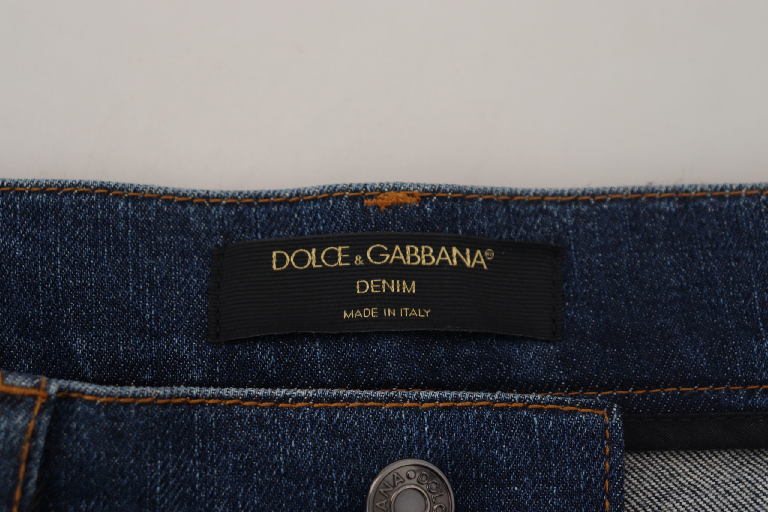 Dolce & Gabbana Black Floral Lace Front Skinny Denim Jeans Dolce & Gabbana