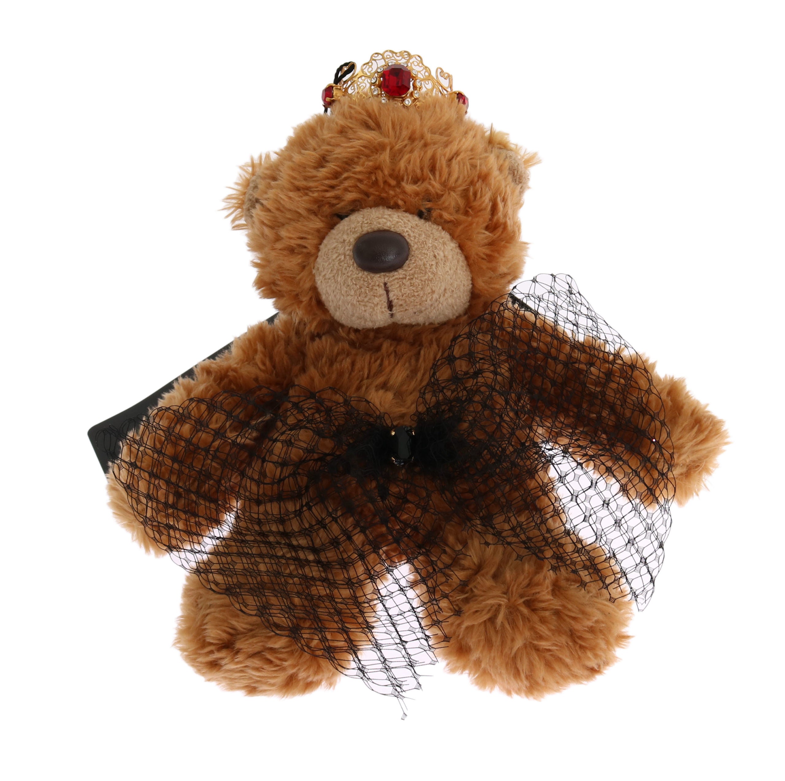 Dolce & Gabbana Teddy Bear Gold Crystal  Crown Tiara Diadem Hair Band Dolce & Gabbana