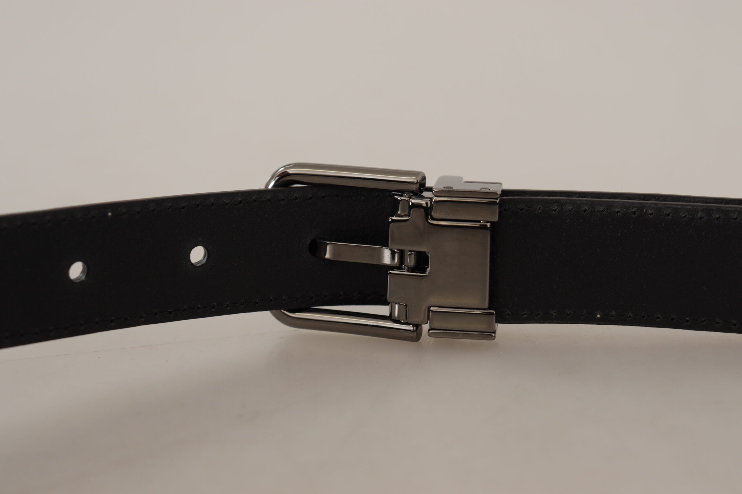 Dolce & Gabbana Multicolor Exotic Leather Patchwork Metal Belt Dolce & Gabbana