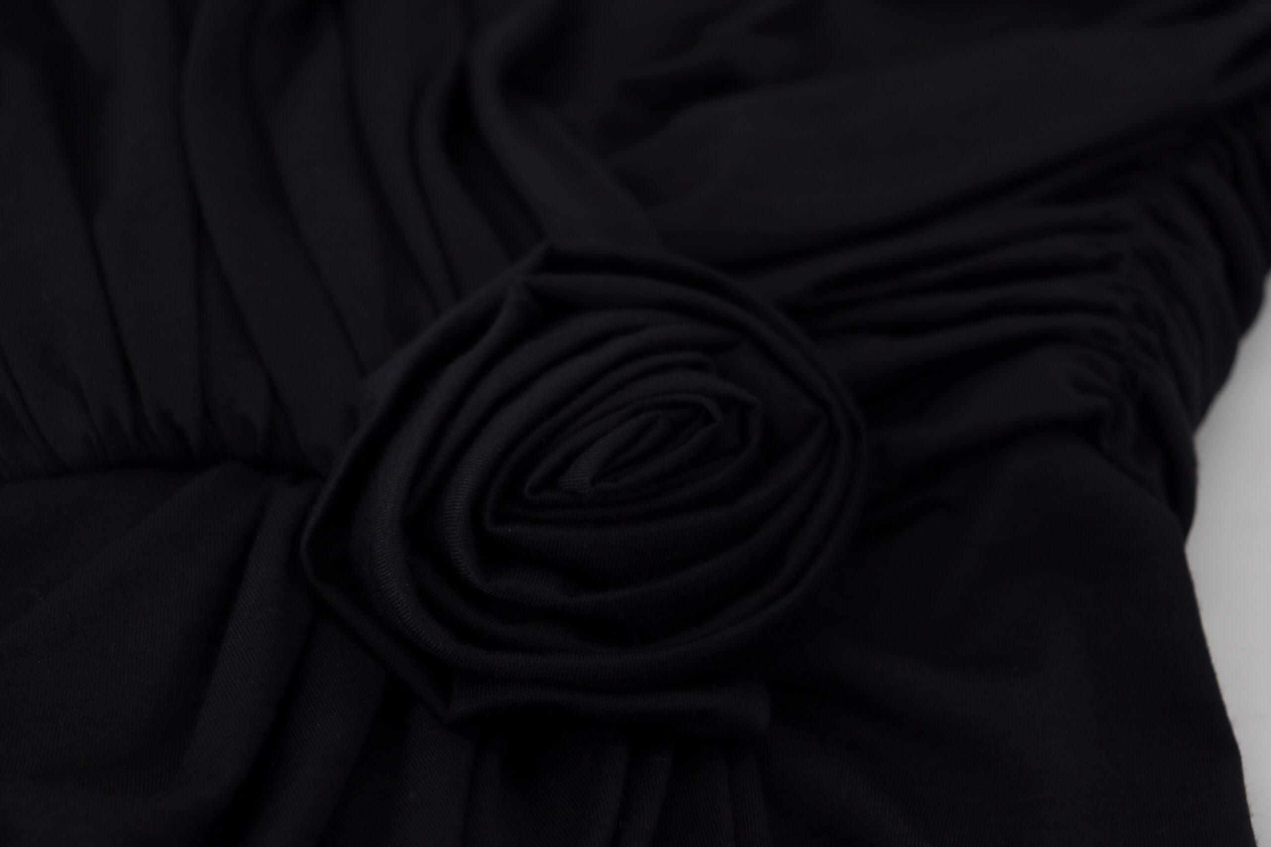 Dolce & Gabbana Black Wrap Sheath One Shoulder Wool Dress Dolce & Gabbana