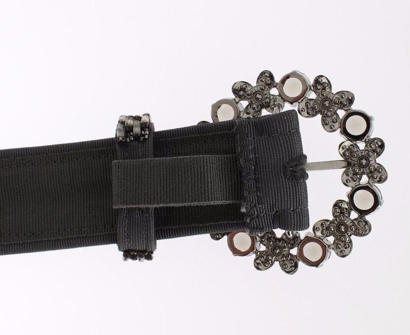 Dolce & Gabbana Multicolor Wide Crystal Buckle Sequined Belt Dolce & Gabbana