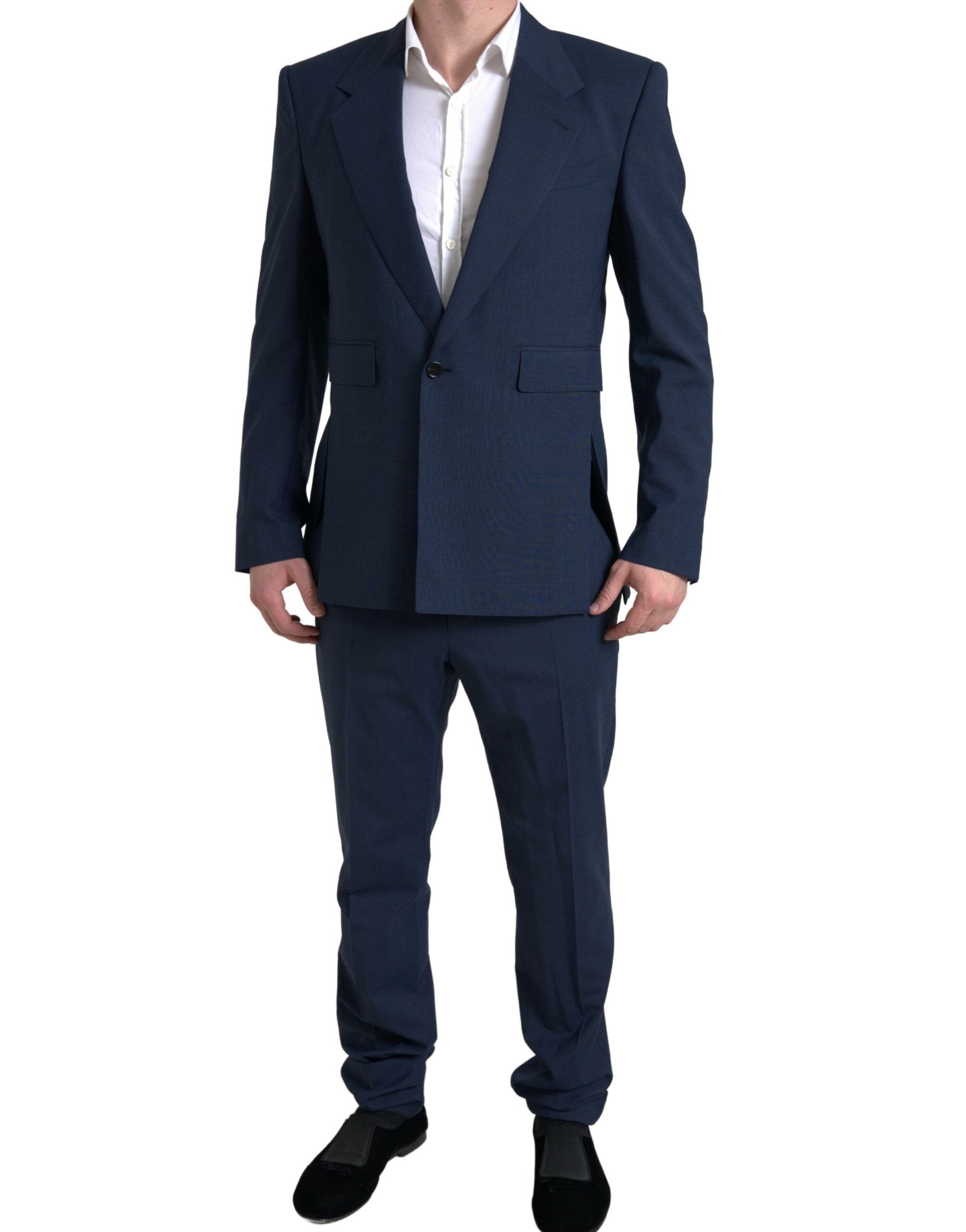 Dolce & Gabbana Blue 2 Piece Single Breasted SICILIA Suit Dolce & Gabbana