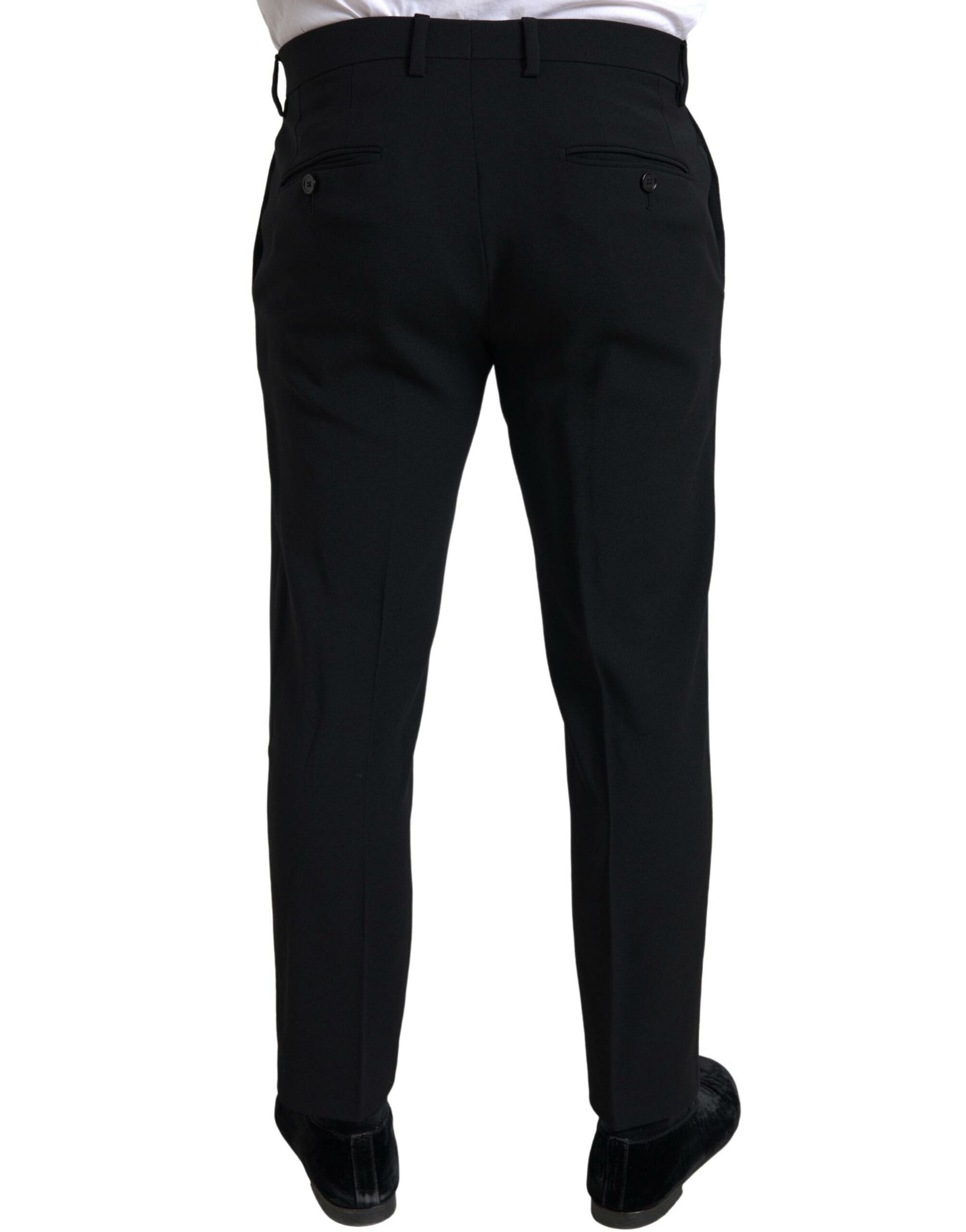 Dolce & Gabbana Black 2 Piece Double Breasted SICILIA Suit Dolce & Gabbana