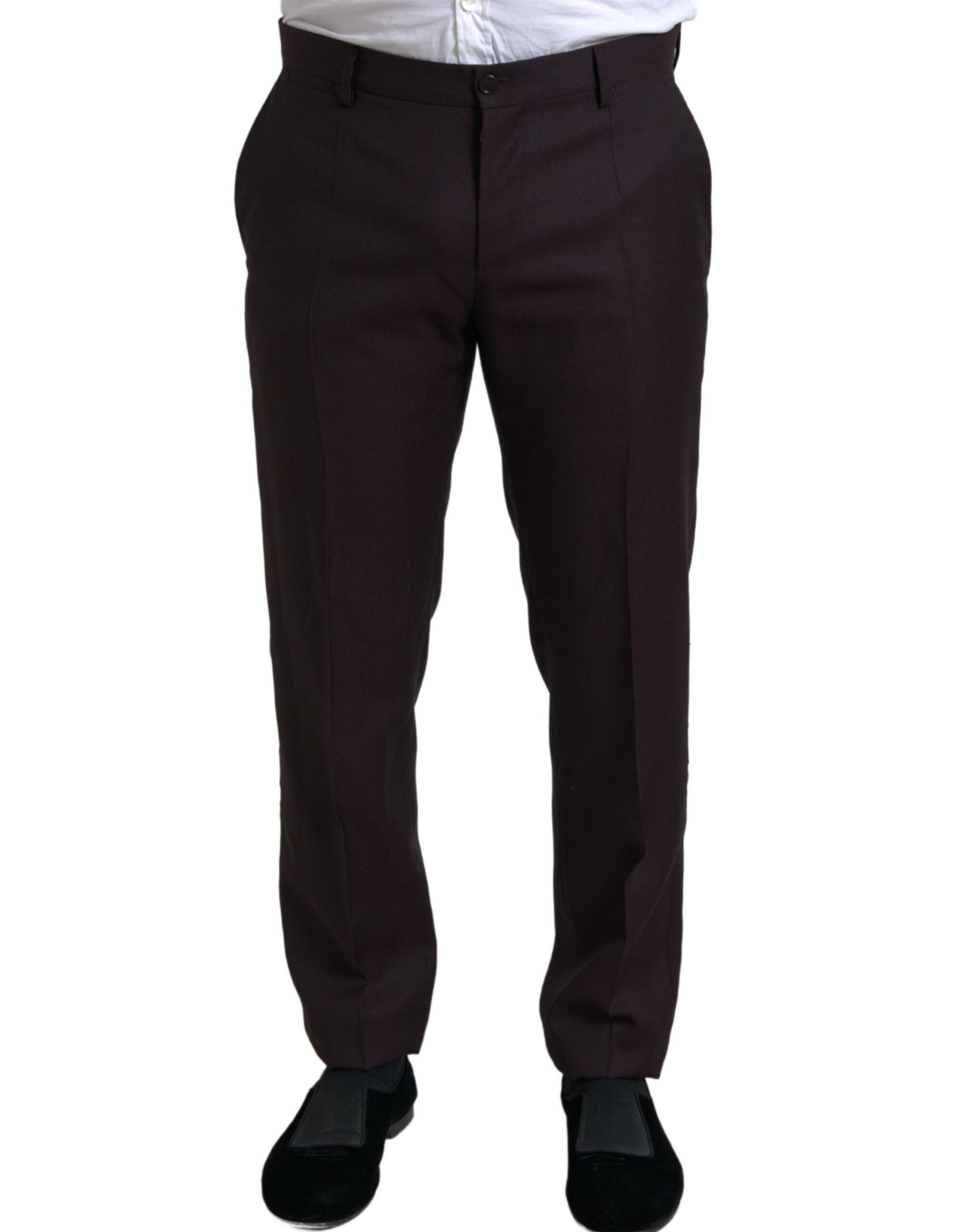 Dolce & Gabbana Maroon 2 Piece Single Breasted MARTINI Suit Dolce & Gabbana